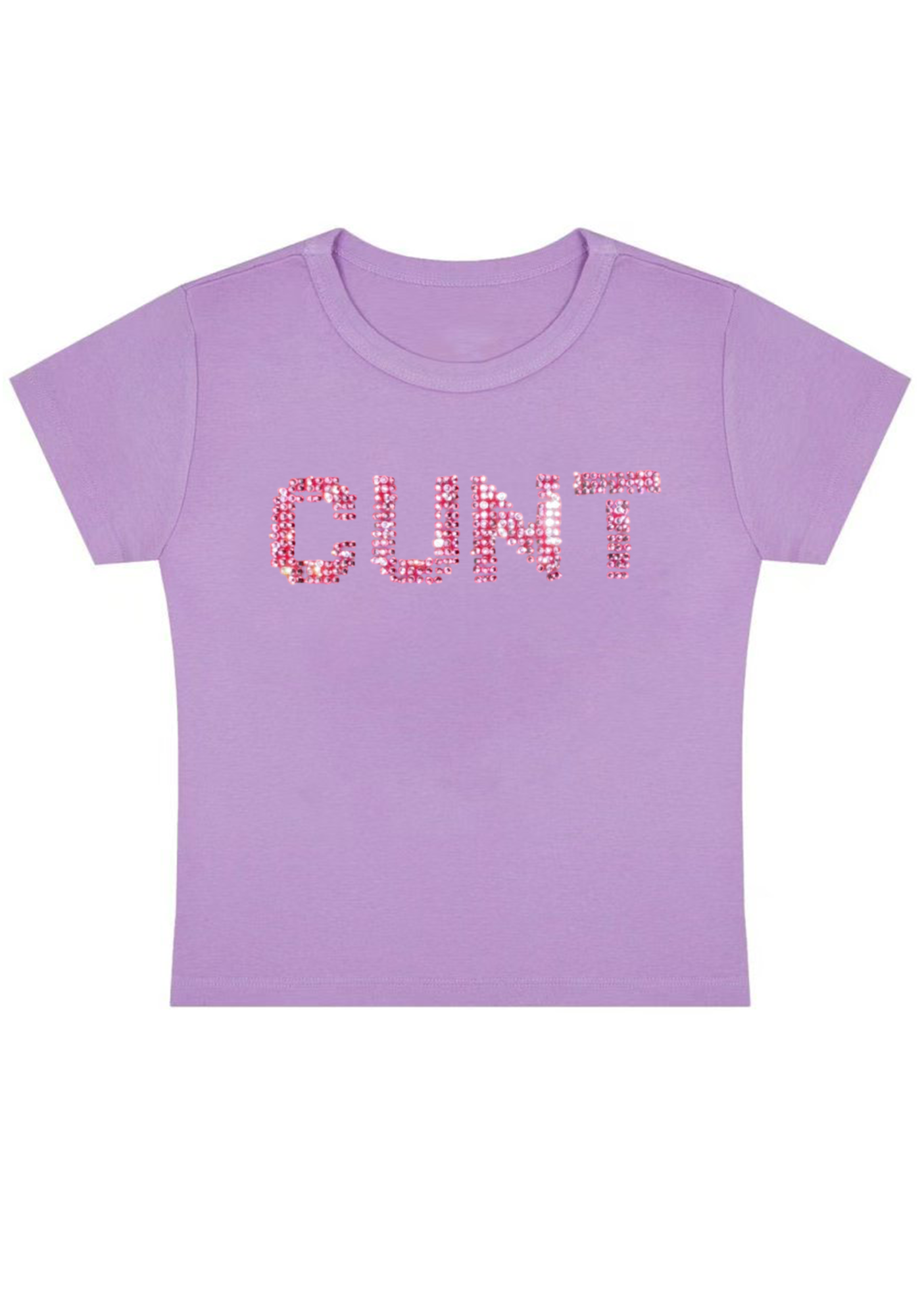 Diamonds Cxxt Y2K Baby Tee