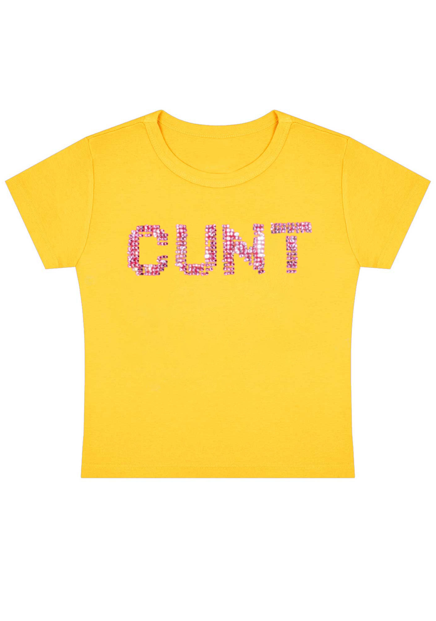 Diamonds Cxxt Y2K Baby Tee