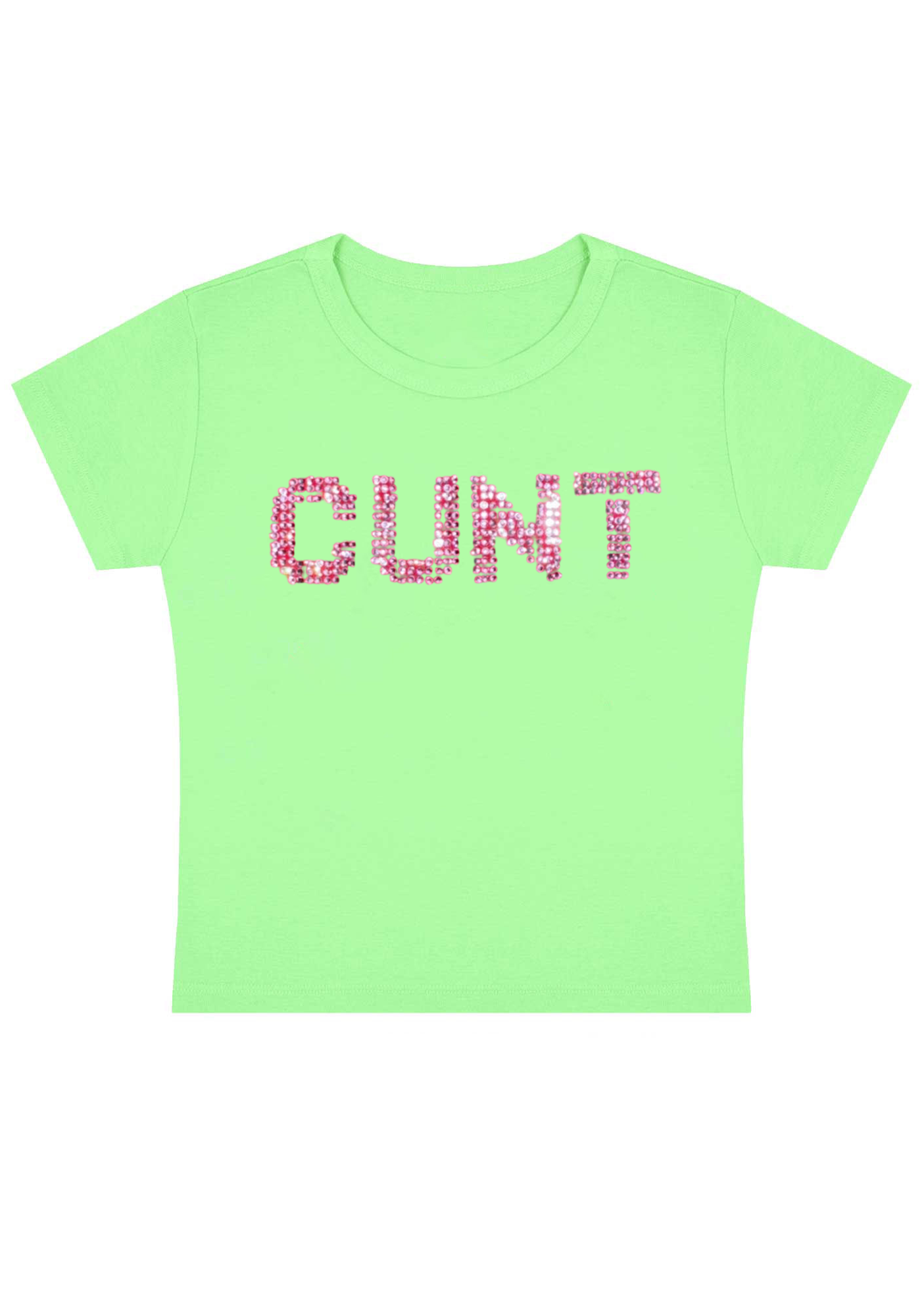 Diamonds Cxxt Y2K Baby Tee