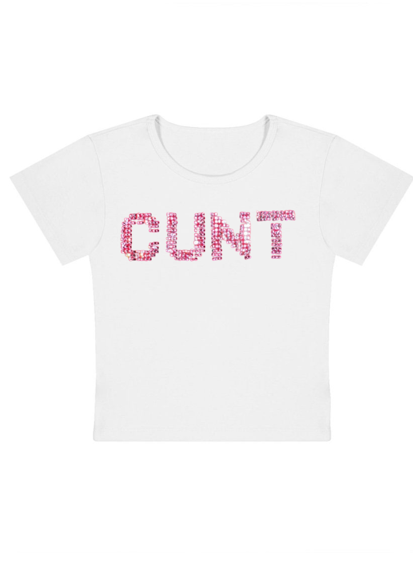 Diamonds Cxxt Y2K Baby Tee