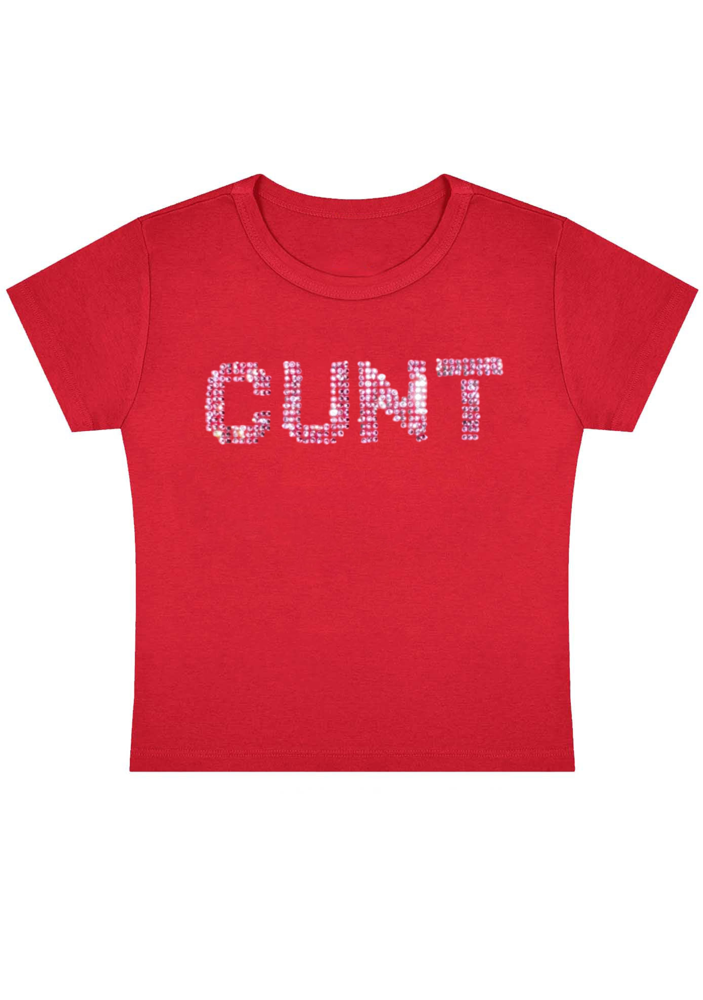 Diamonds Cxxt Y2K Baby Tee