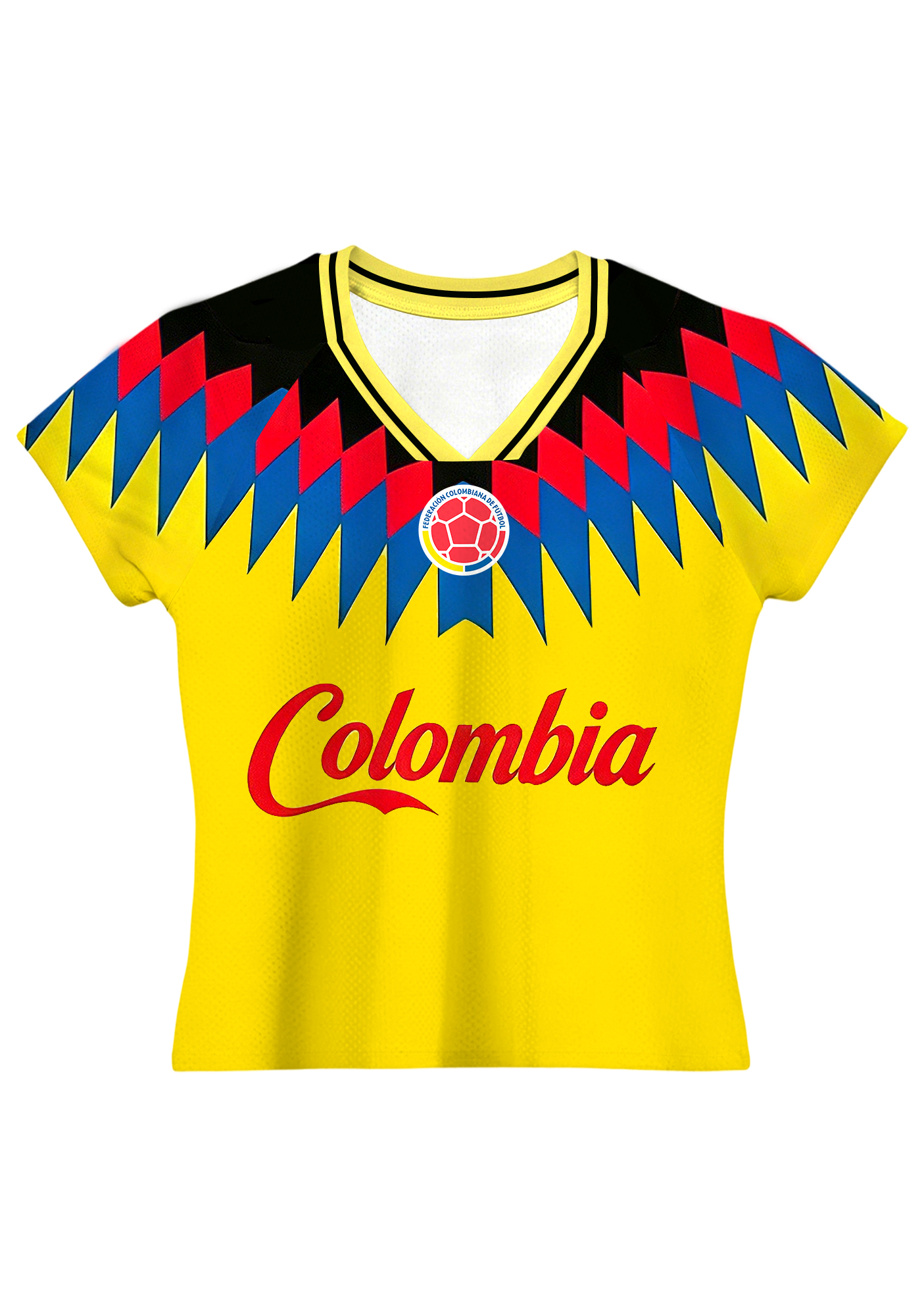 Classic Zigzag Colombia National Team Baby Tee