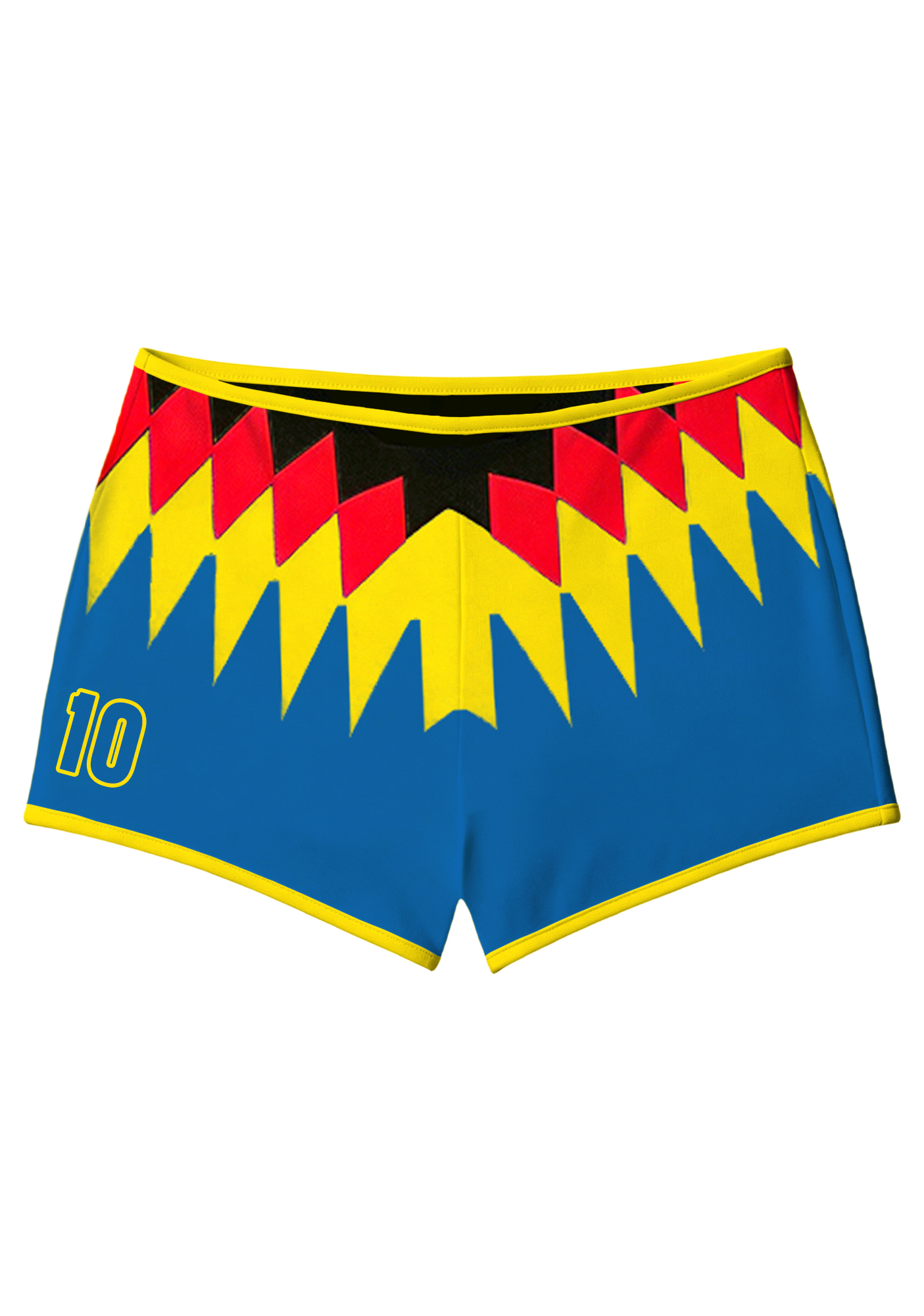 Retro Colombia National Team Booty Shorts