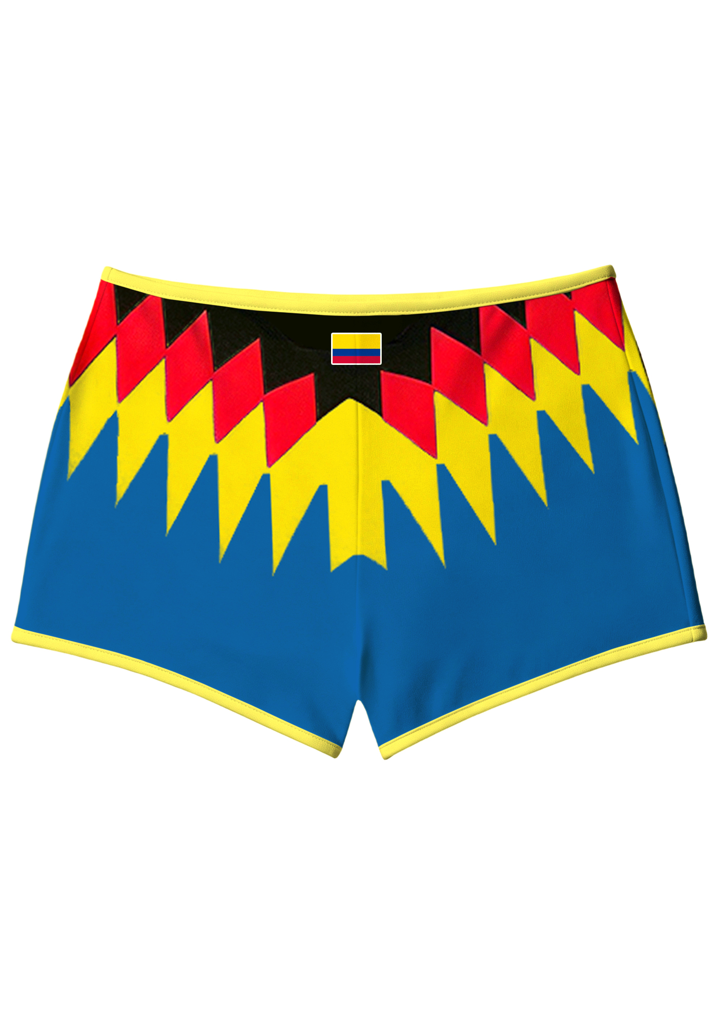 Retro Colombia National Team Booty Shorts