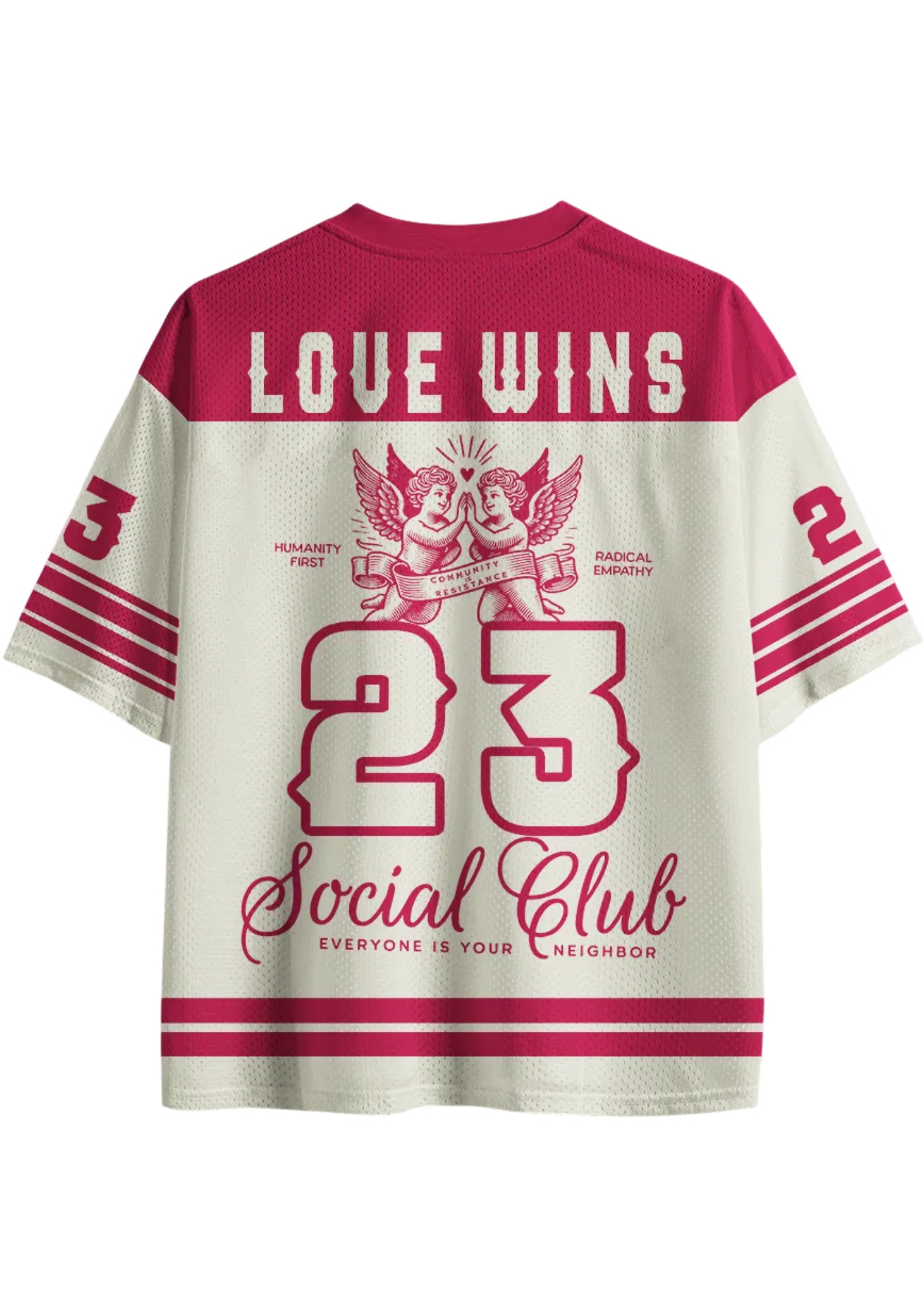 LOVE WINS Social Club Mesh Jersey
