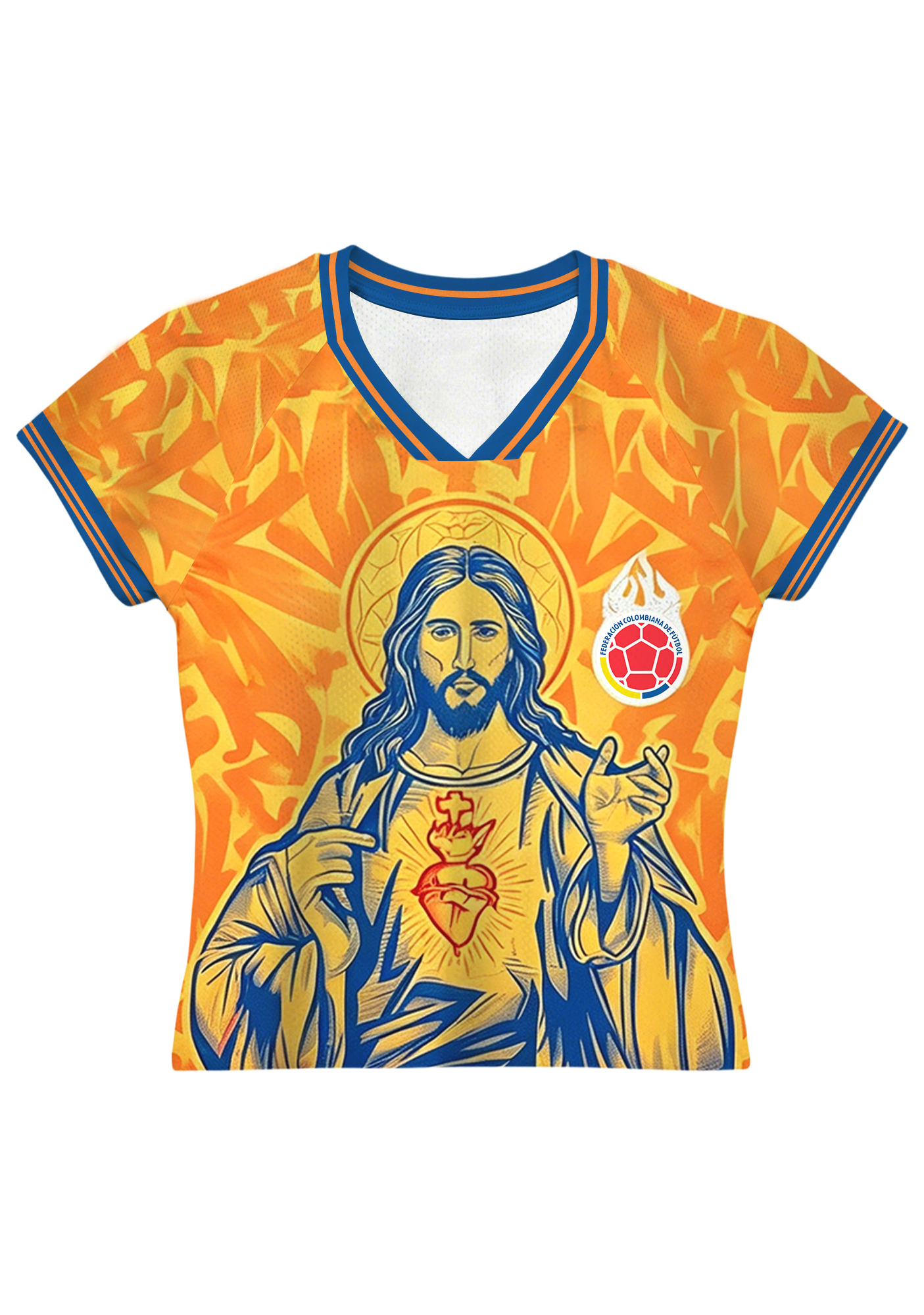 Jesus Graphic Colombian Baby Tee