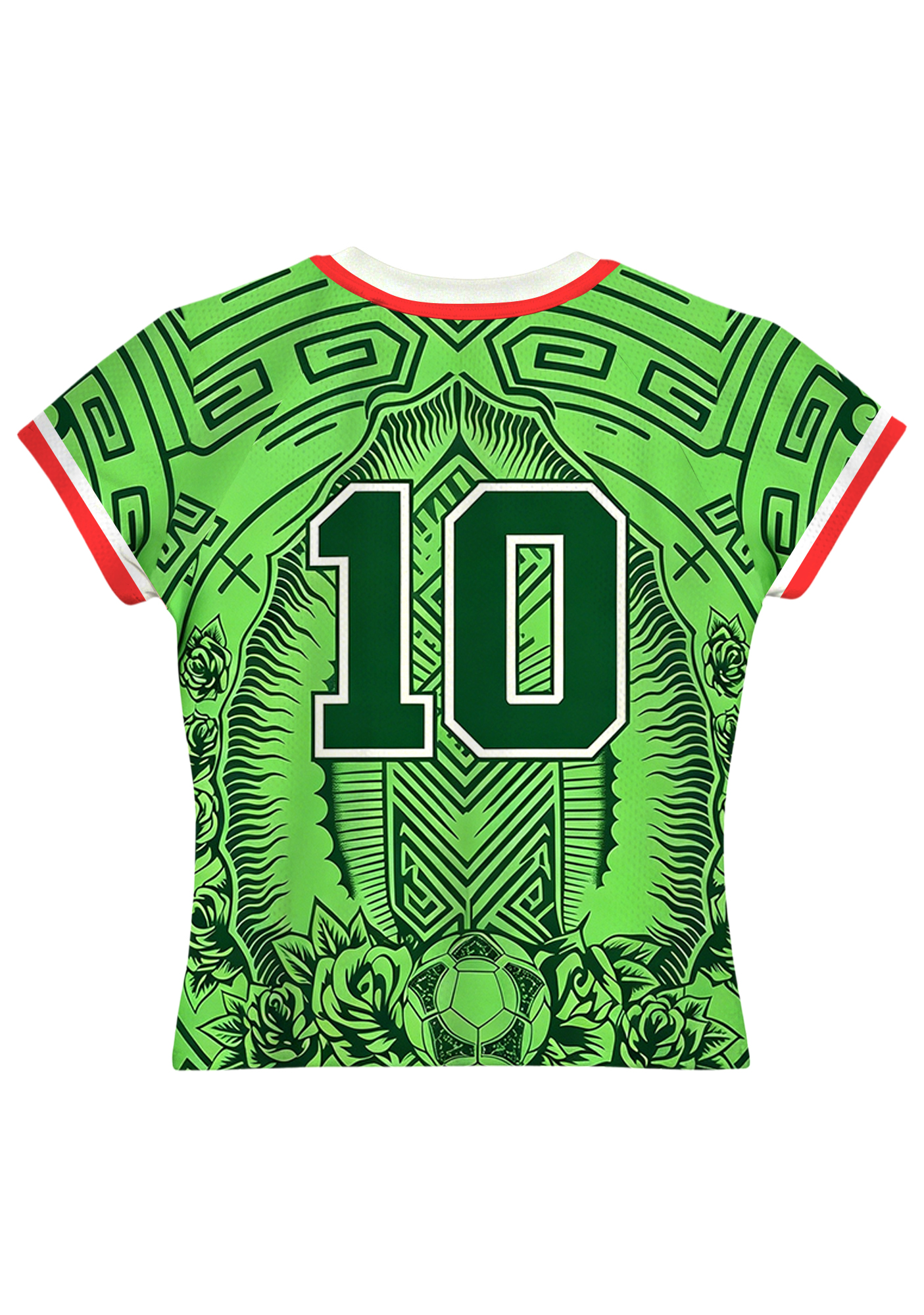 Mexican Virgin Minnie #10 Green Baby Tee