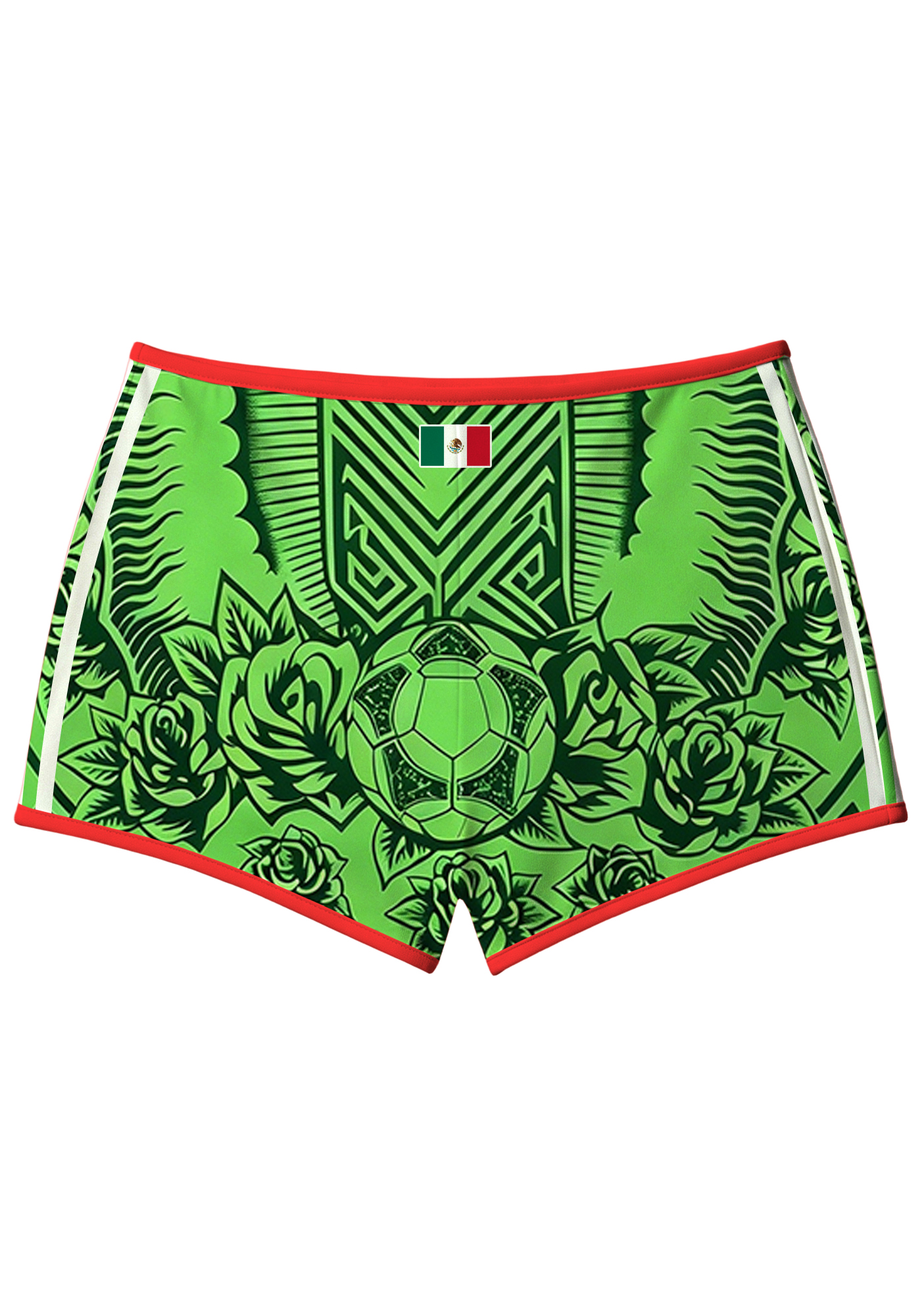 Mexican Virgin Minnie #10 Green Booty Shorts