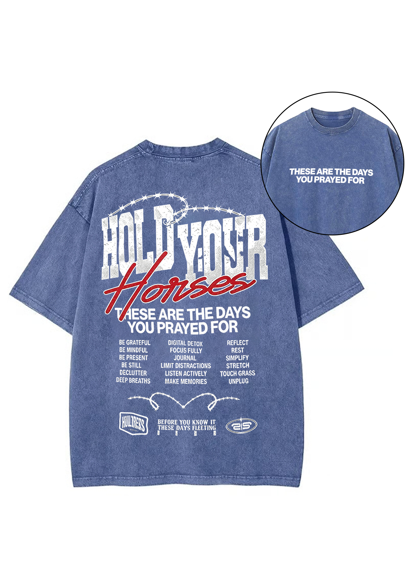 Hold Your Horses Washed Tee