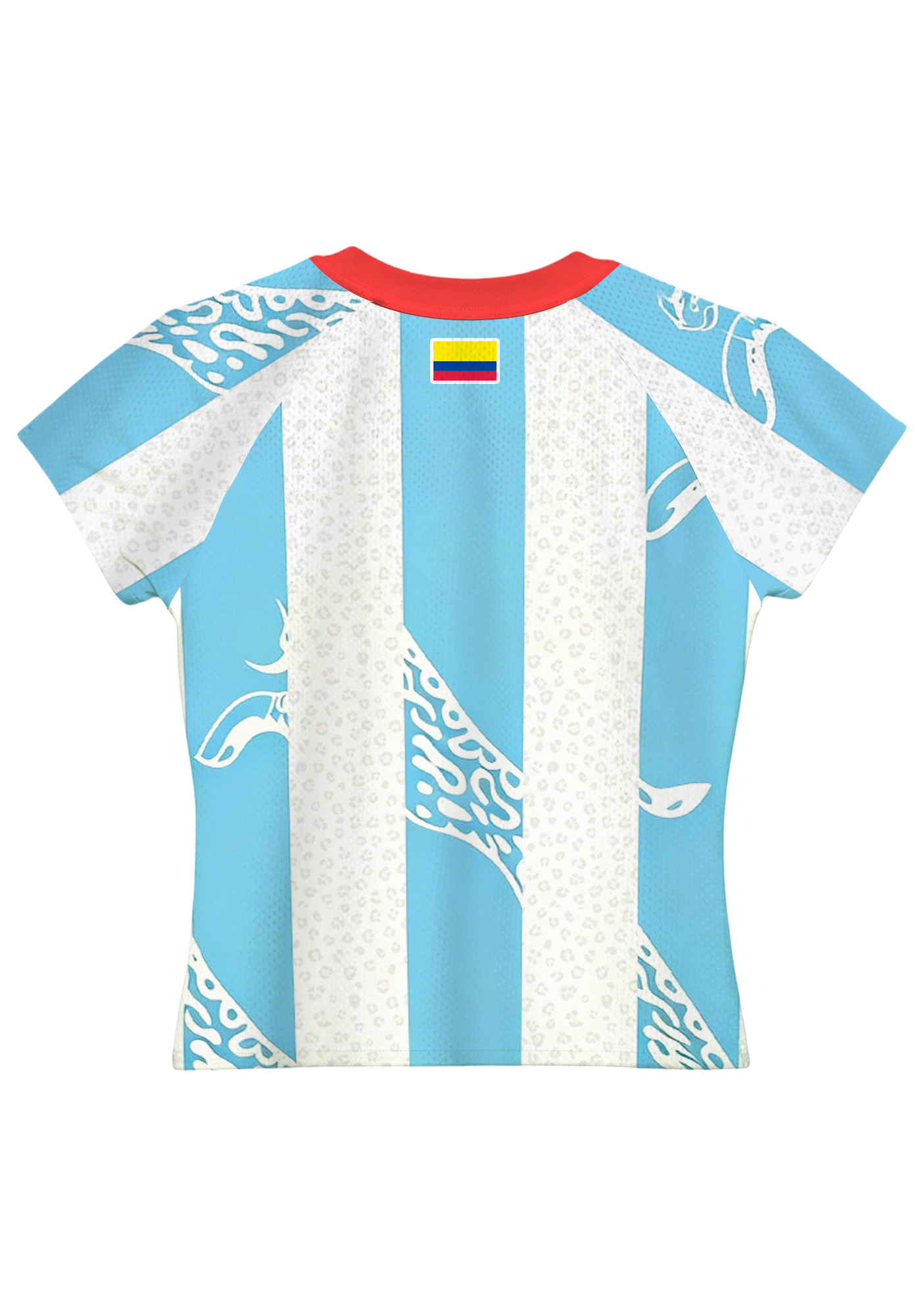Colombia Leopard Striped Baby Tee
