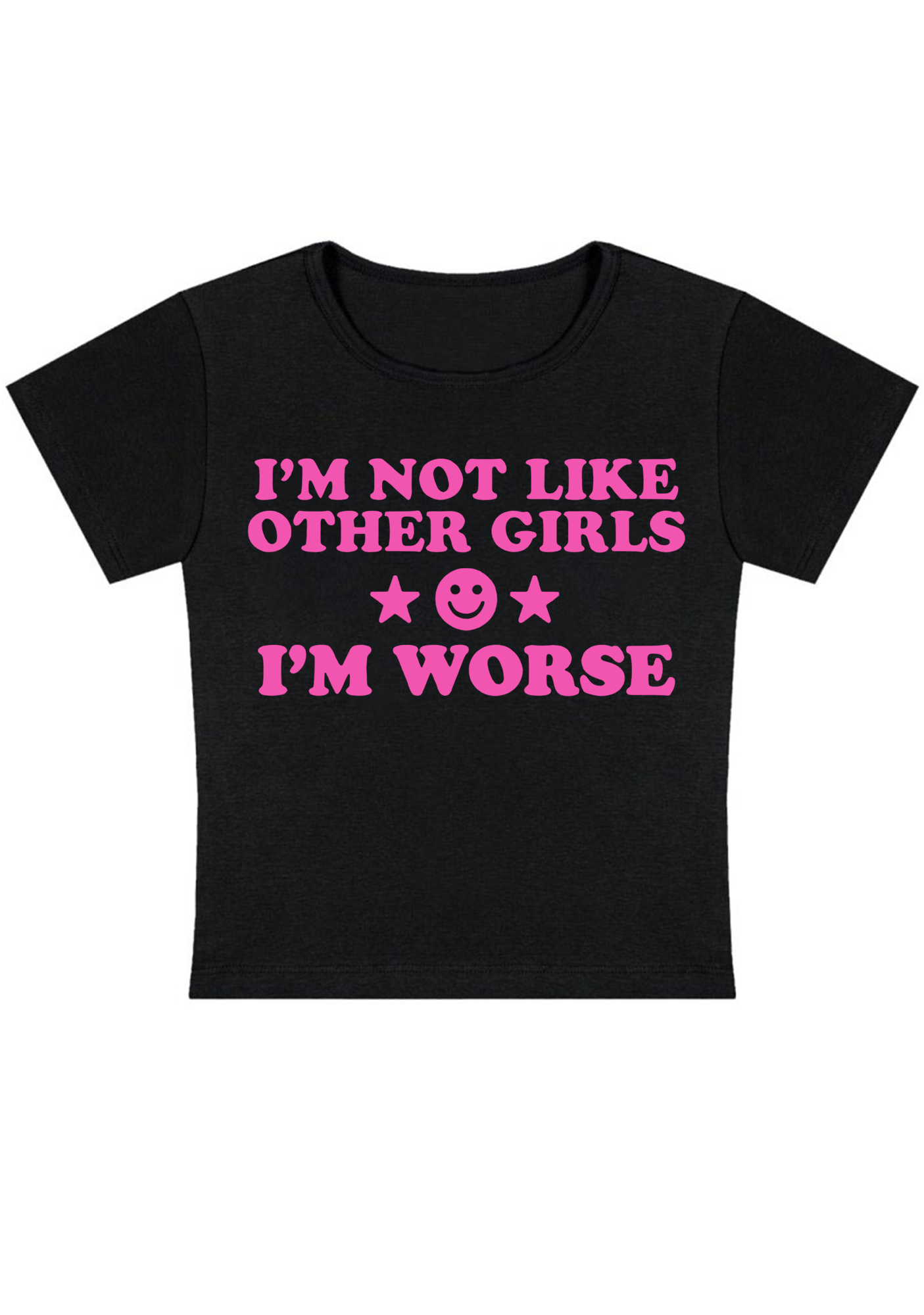 I'm Not Like Other Girls Y2K Baby Tee