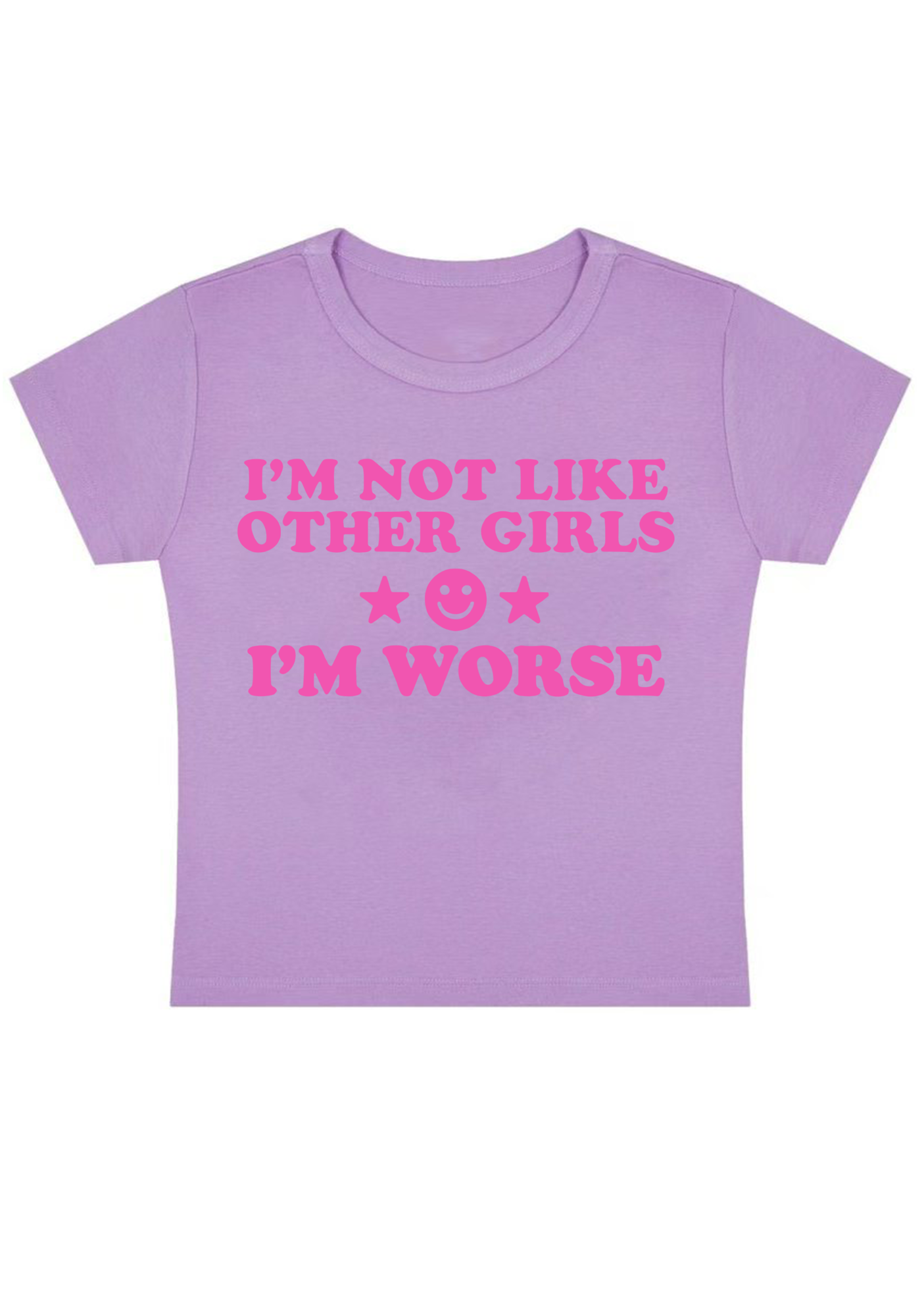I'm Not Like Other Girls Y2K Baby Tee