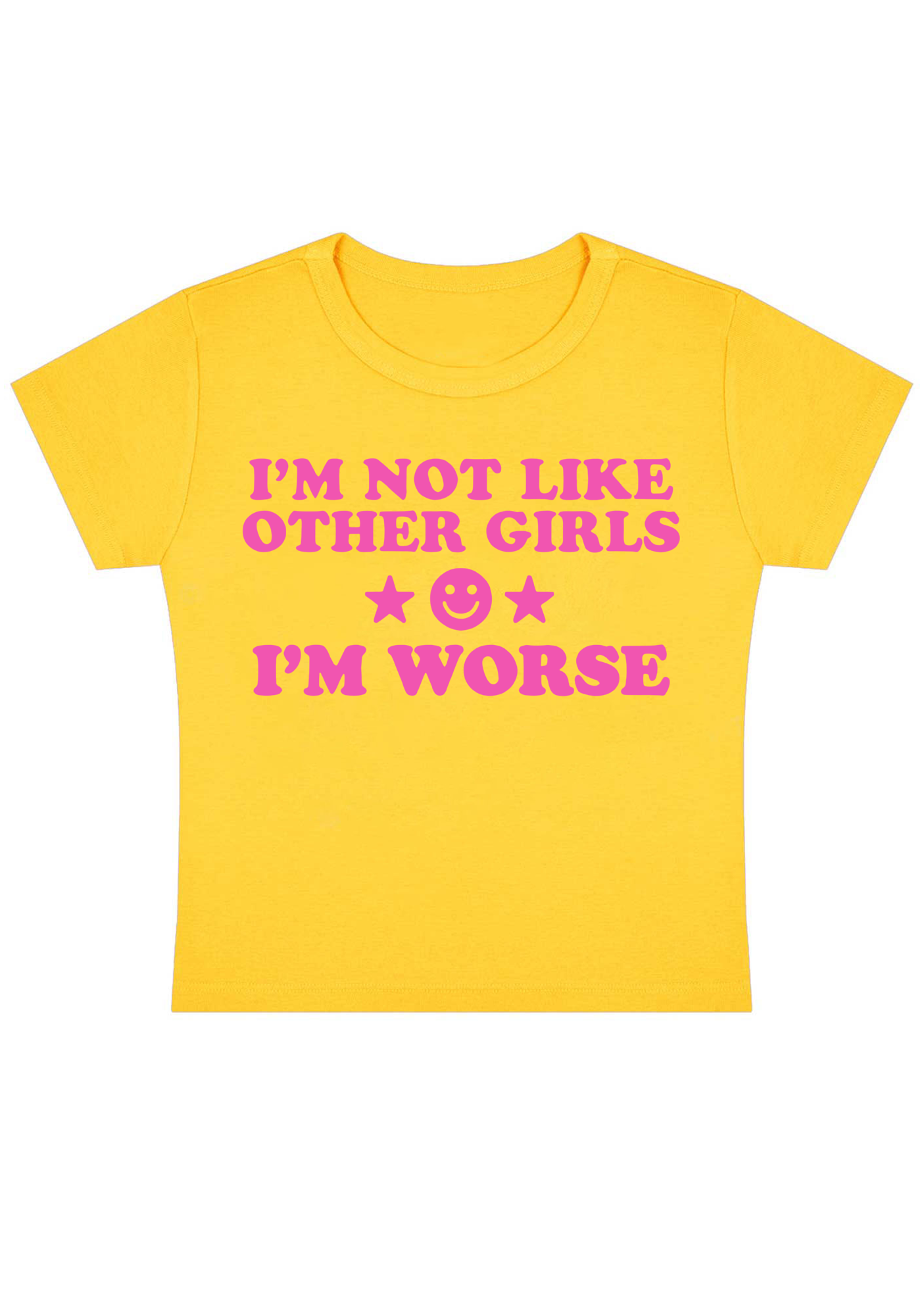 I'm Not Like Other Girls Y2K Baby Tee