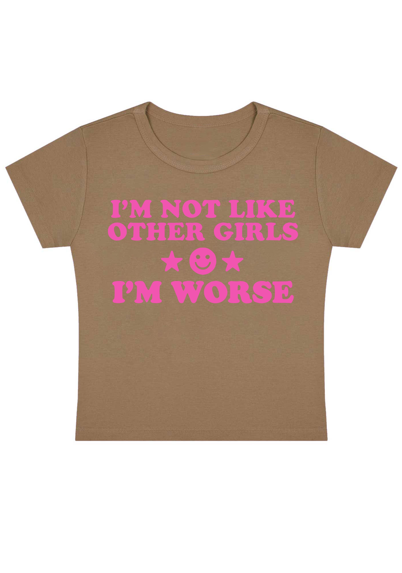 I'm Not Like Other Girls Y2K Baby Tee