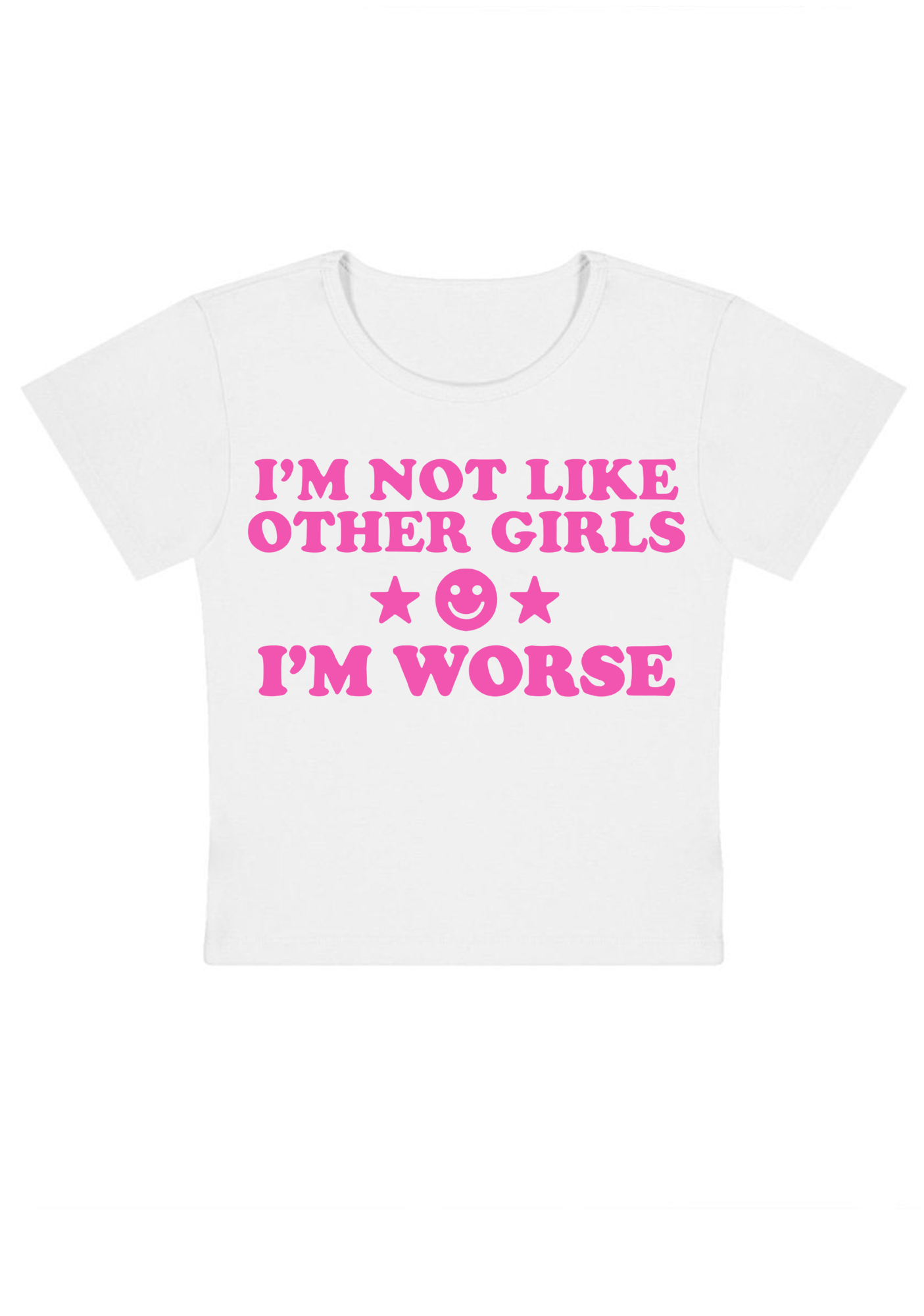 I'm Not Like Other Girls Y2K Baby Tee