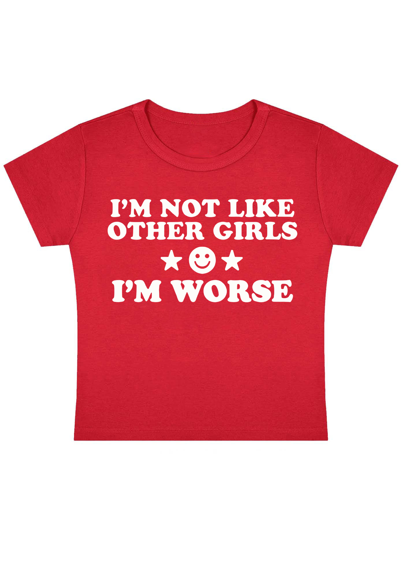 I'm Not Like Other Girls Y2K Baby Tee