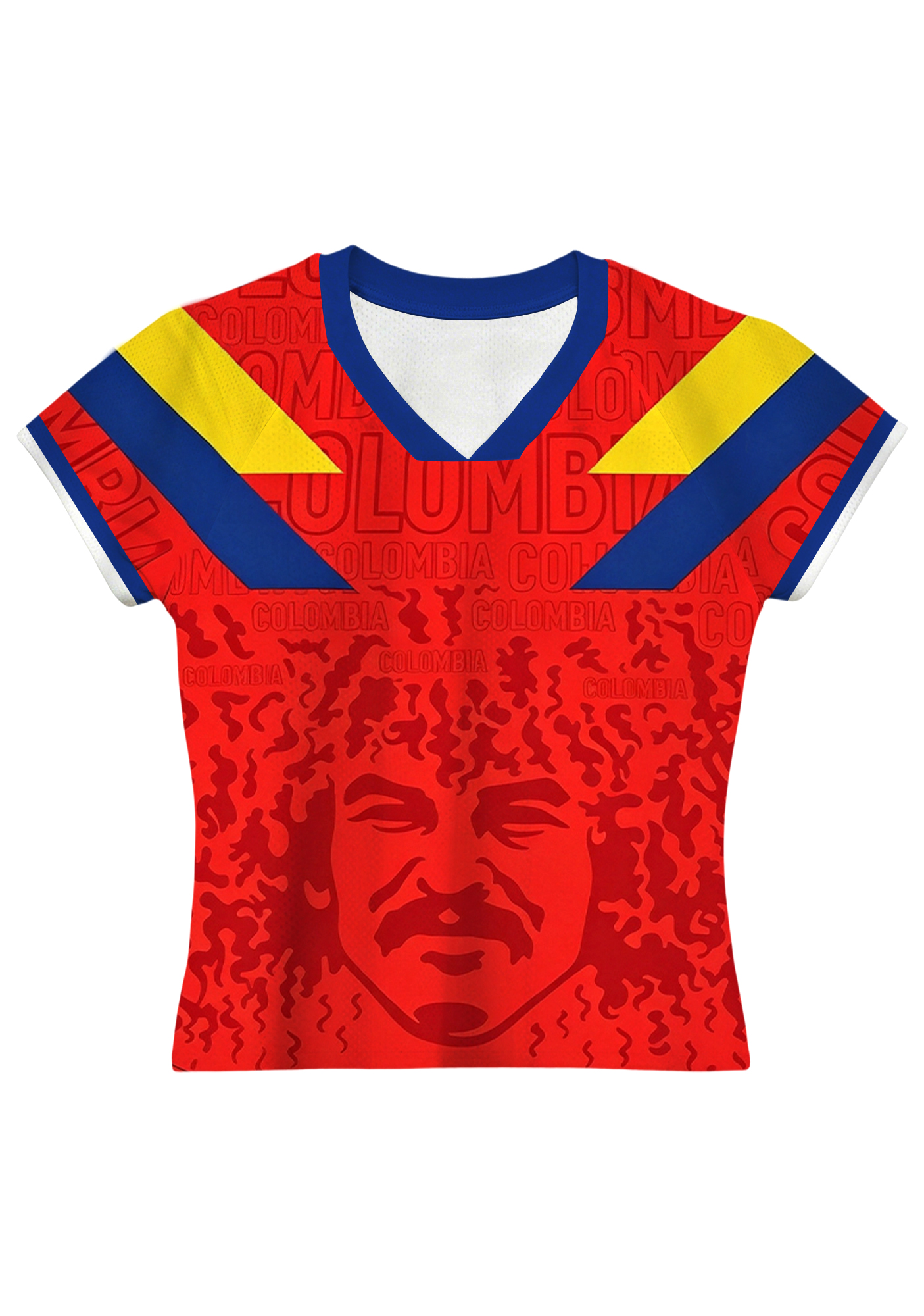 Carlos Valderrama El Pibe Colombia Baby Tee
