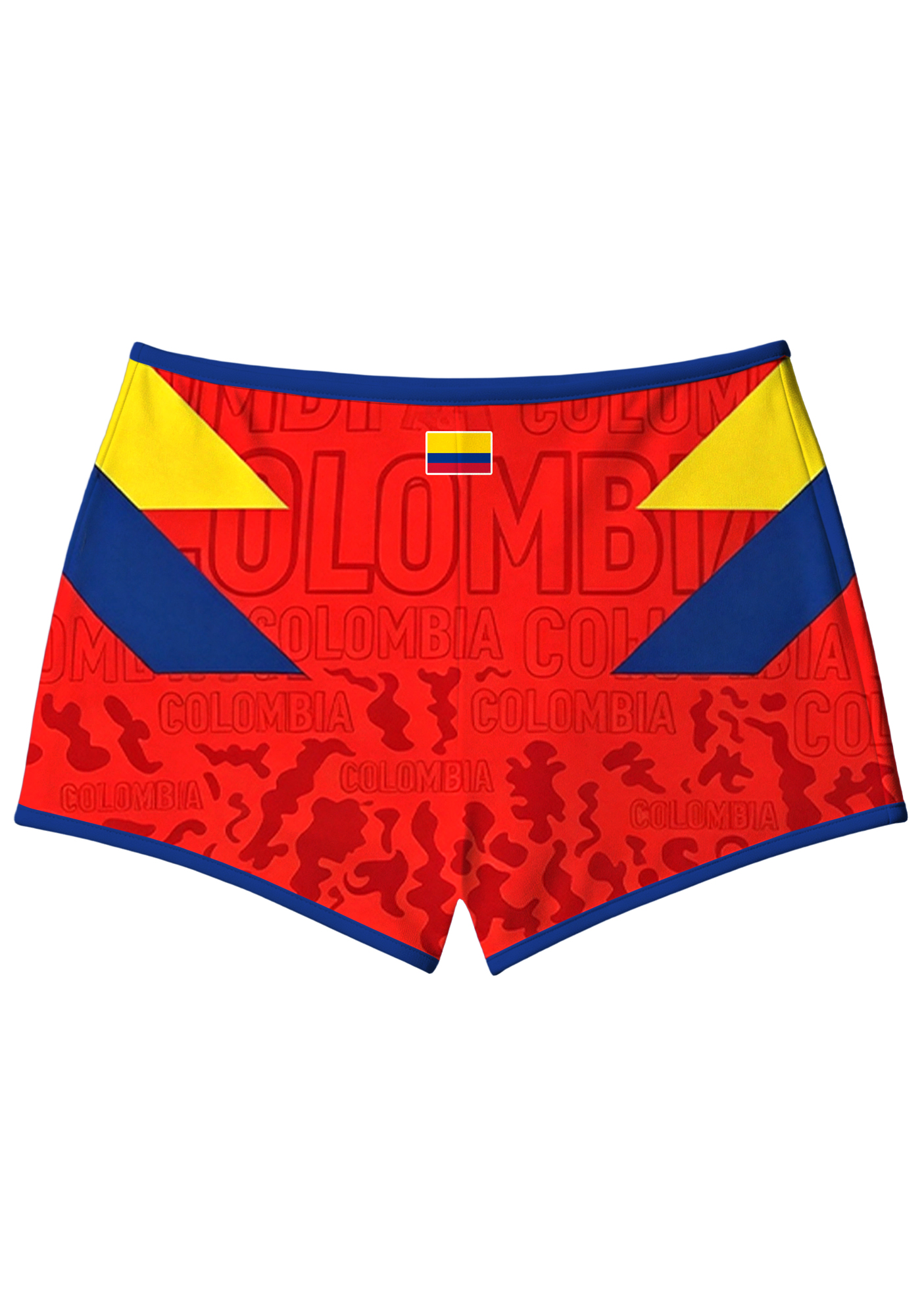 Carlos Valderrama El Pibe Colombia Booty Shorts