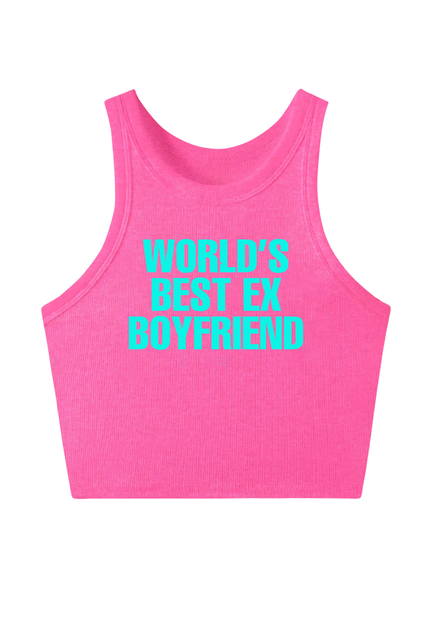 World's Best Ex Boyfriend Y2K Crop Tank Top