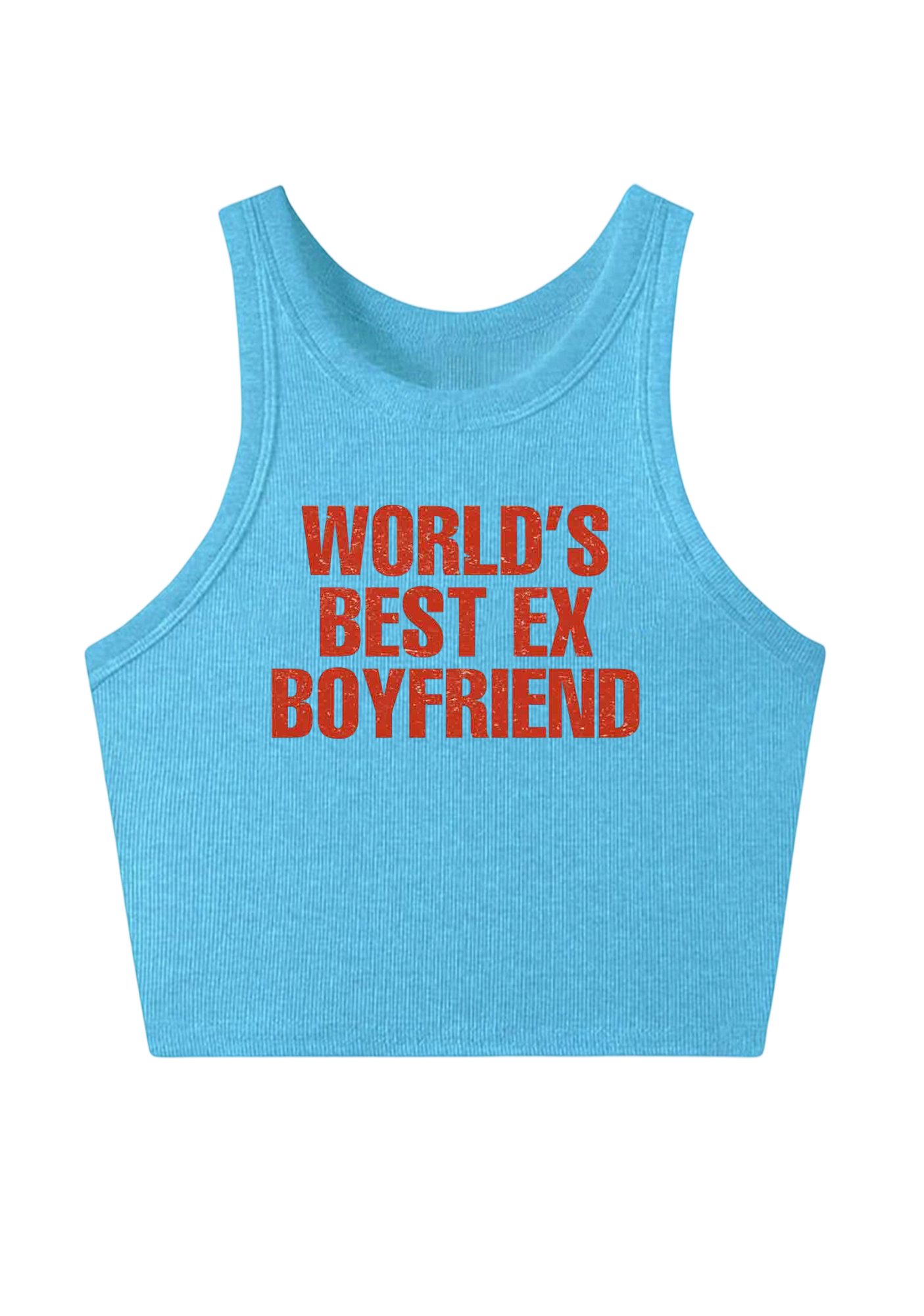 World's Best Ex Boyfriend Y2K Crop Tank Top