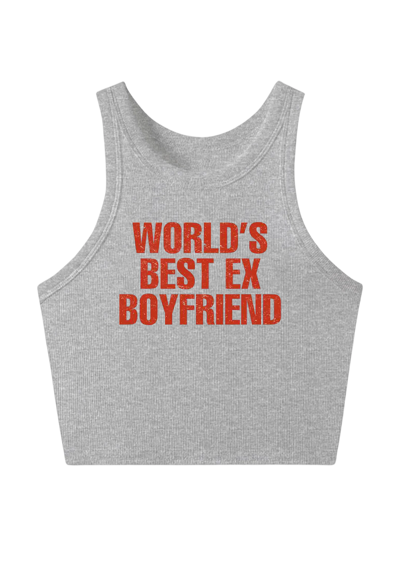 World's Best Ex Boyfriend Y2K Crop Tank Top