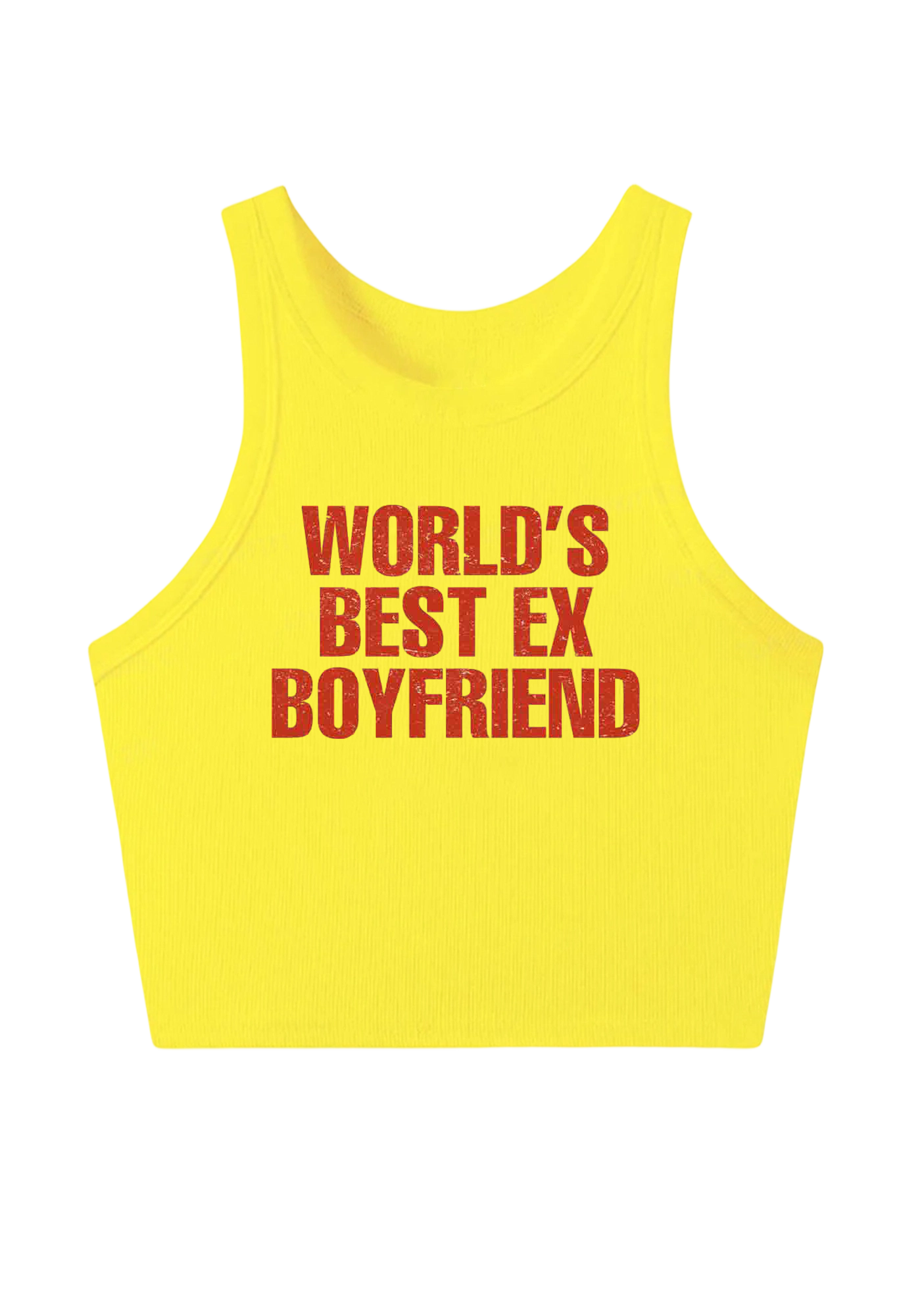 World's Best Ex Boyfriend Y2K Crop Tank Top