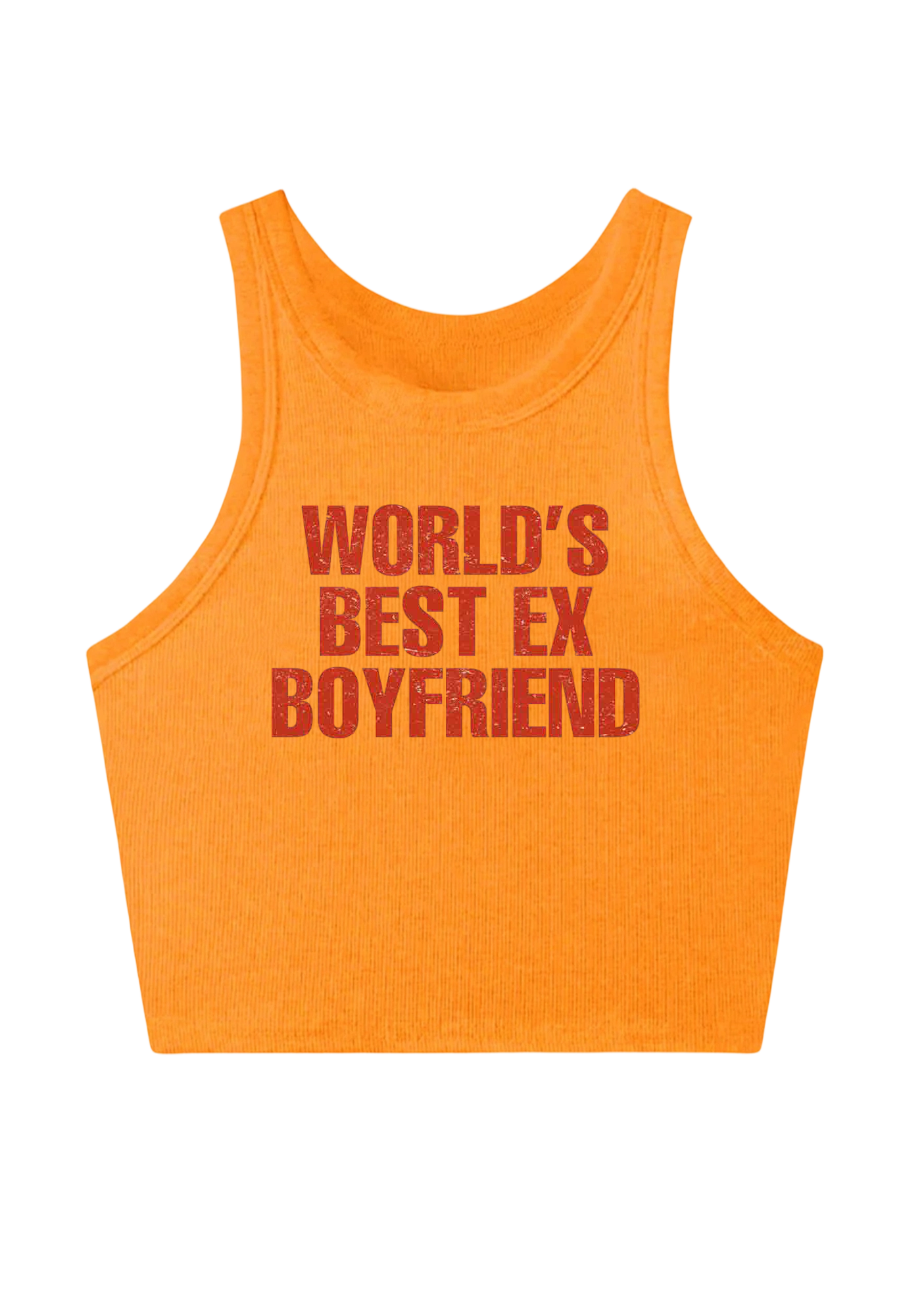 World's Best Ex Boyfriend Y2K Crop Tank Top