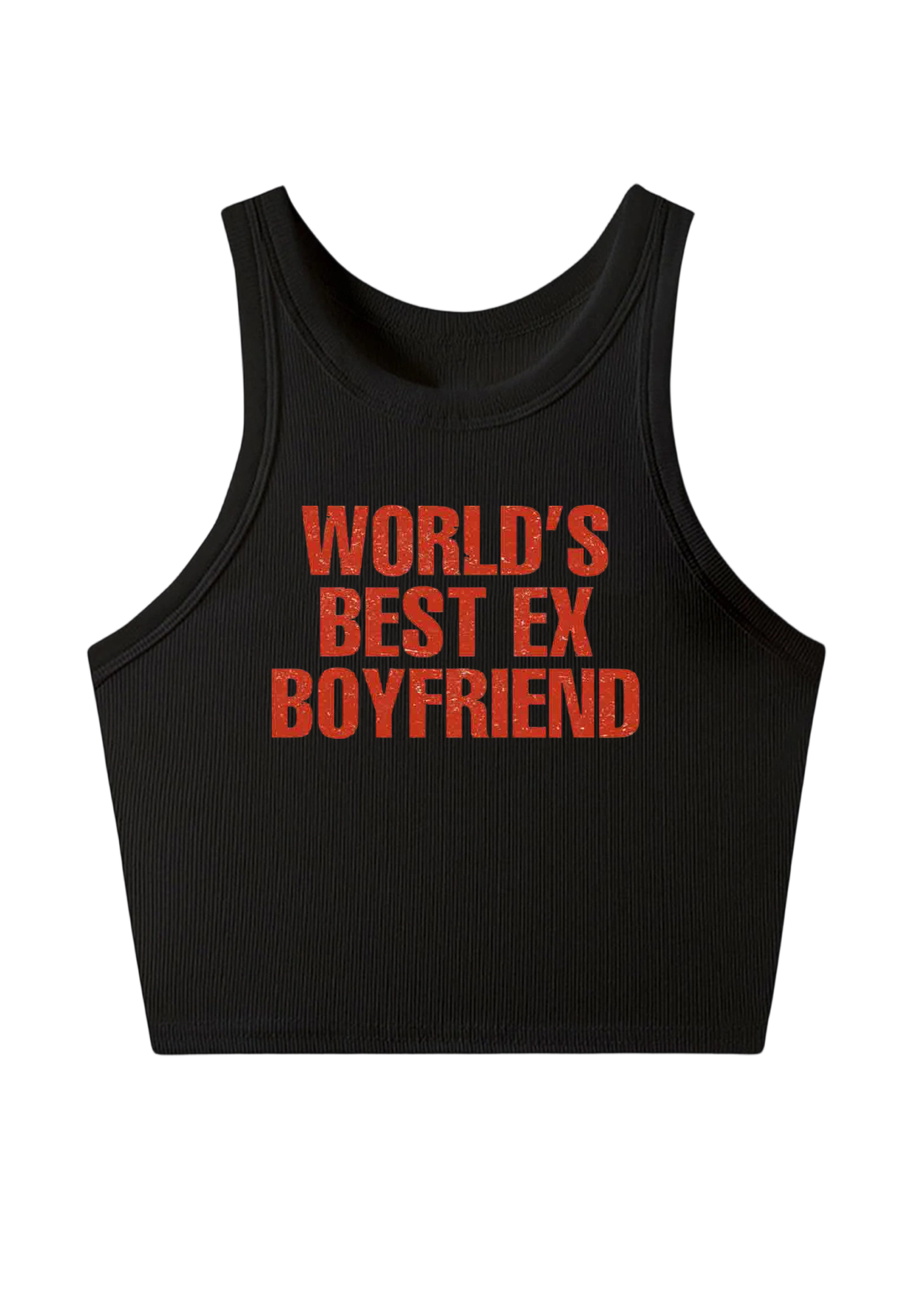 World's Best Ex Boyfriend Y2K Crop Tank Top