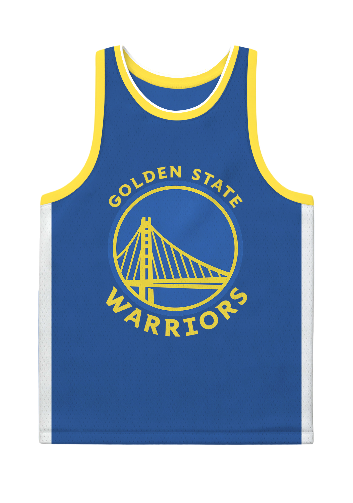 Golden State Warriors Graphic Mesh Basketball Tank Top