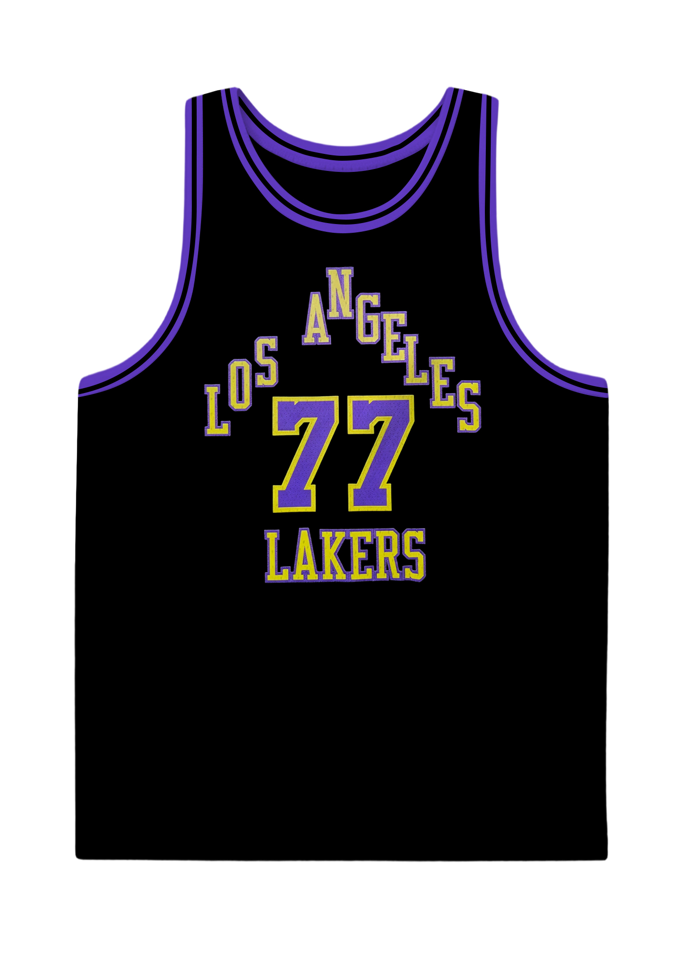 Los Angeles Lakers 77 Mesh Basketball Tank Top