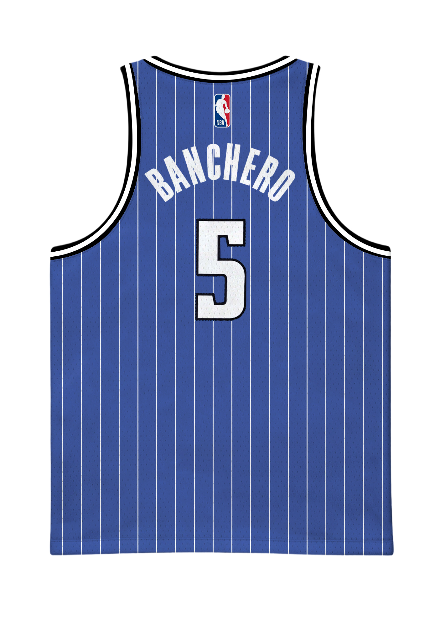 Orlando Magic #5 Graphic Mesh Basketball Tank Top