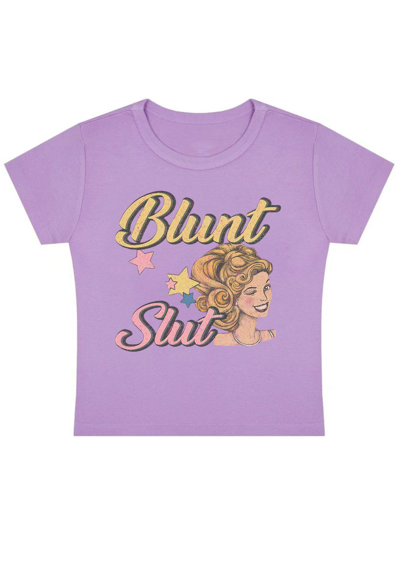 Blunt Slxt Y2K Baby Tee