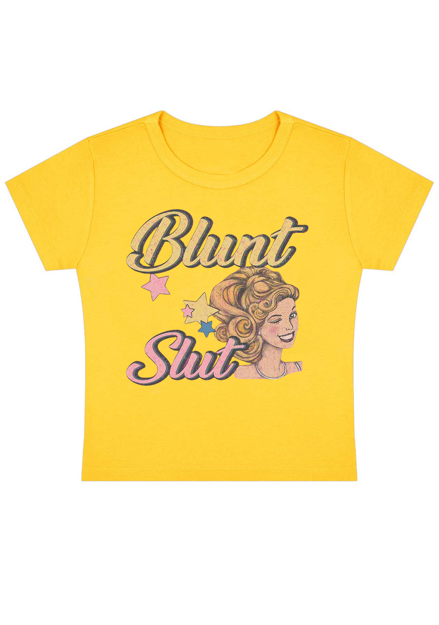 Blunt Slxt Y2K Baby Tee