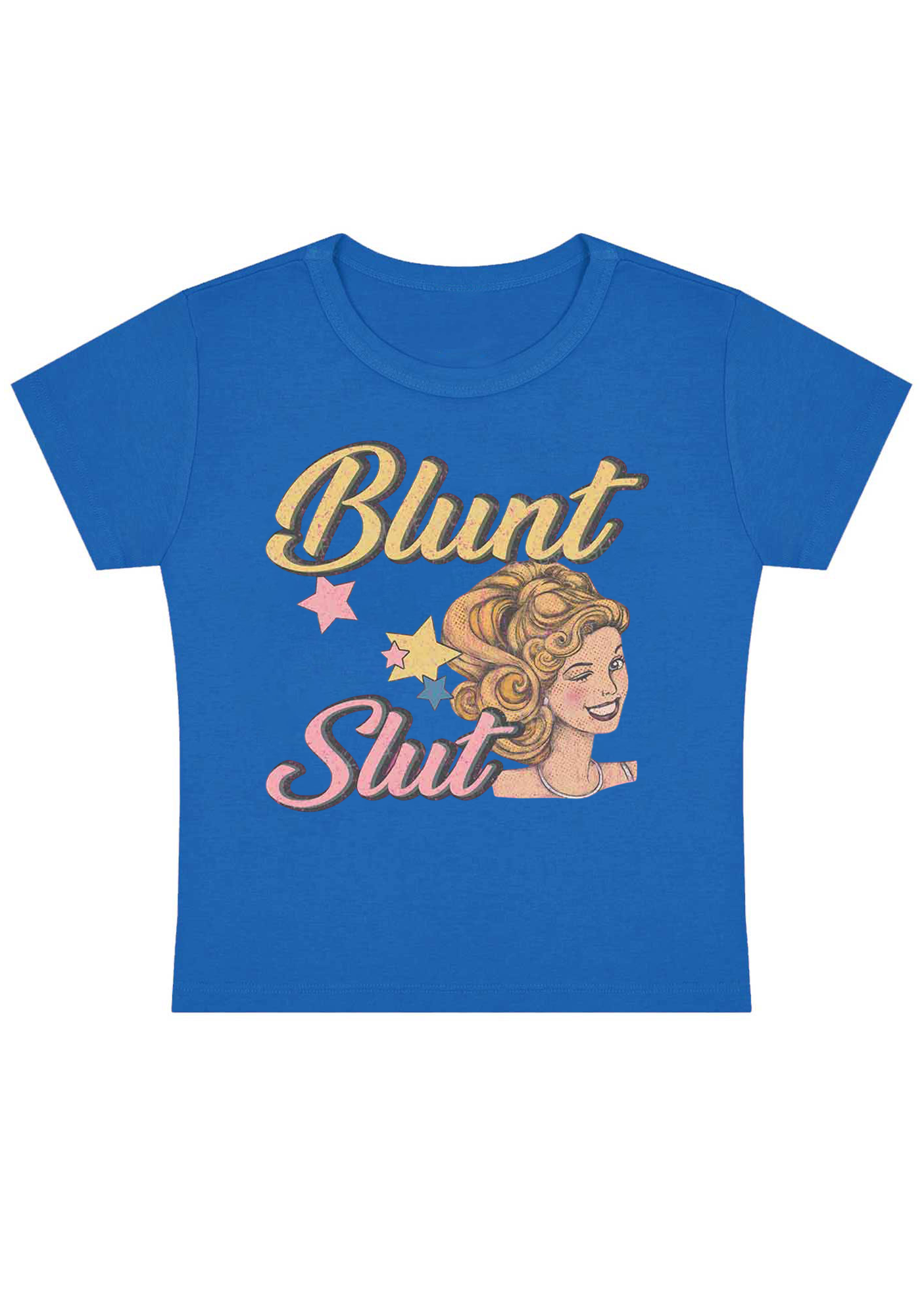 Blunt Slxt Y2K Baby Tee