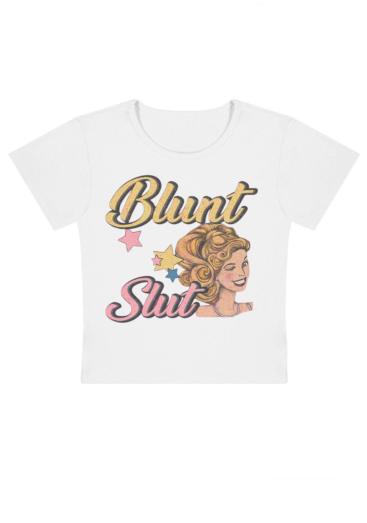 Blunt Slxt Y2K Baby Tee