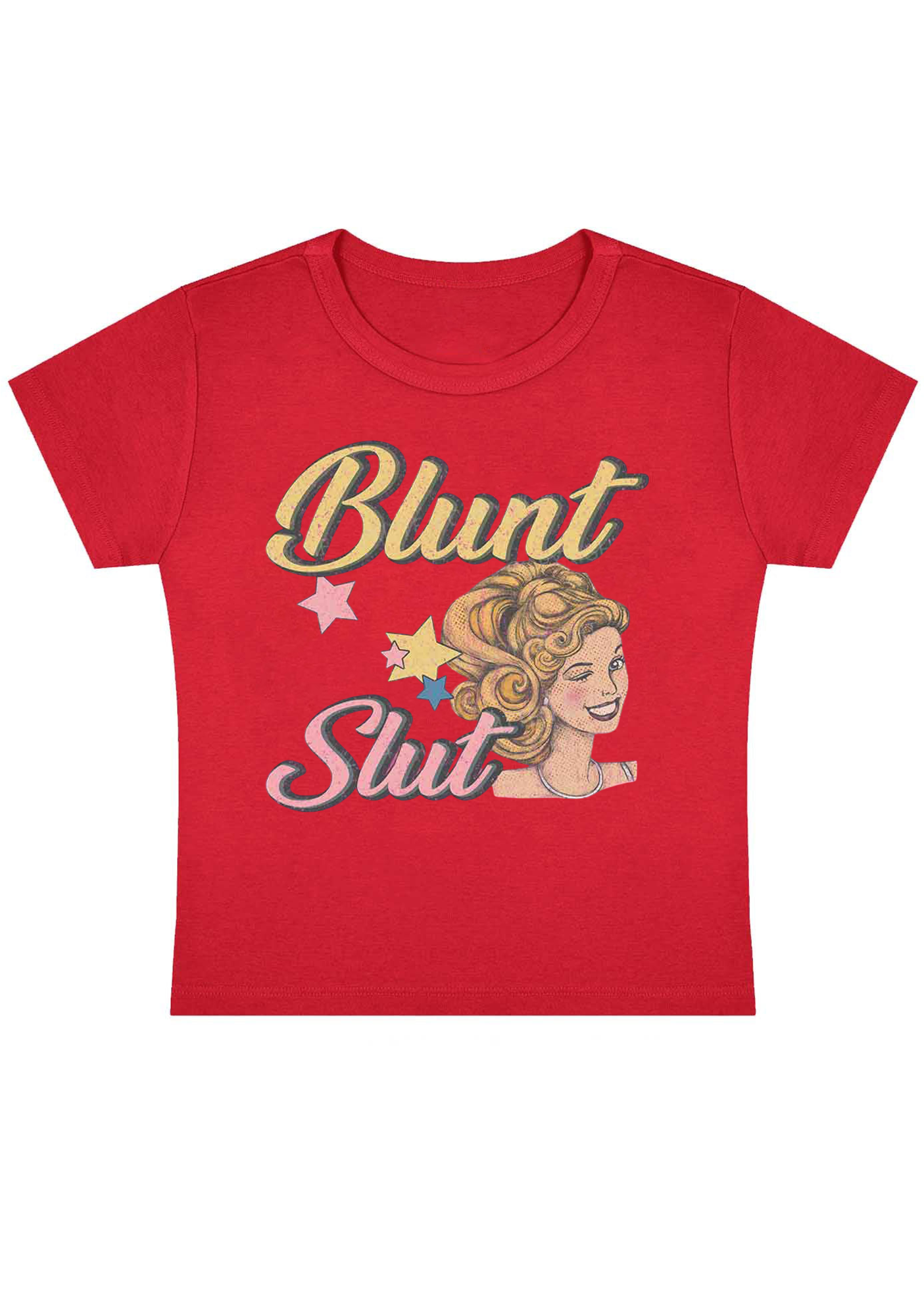 Blunt Slxt Y2K Baby Tee