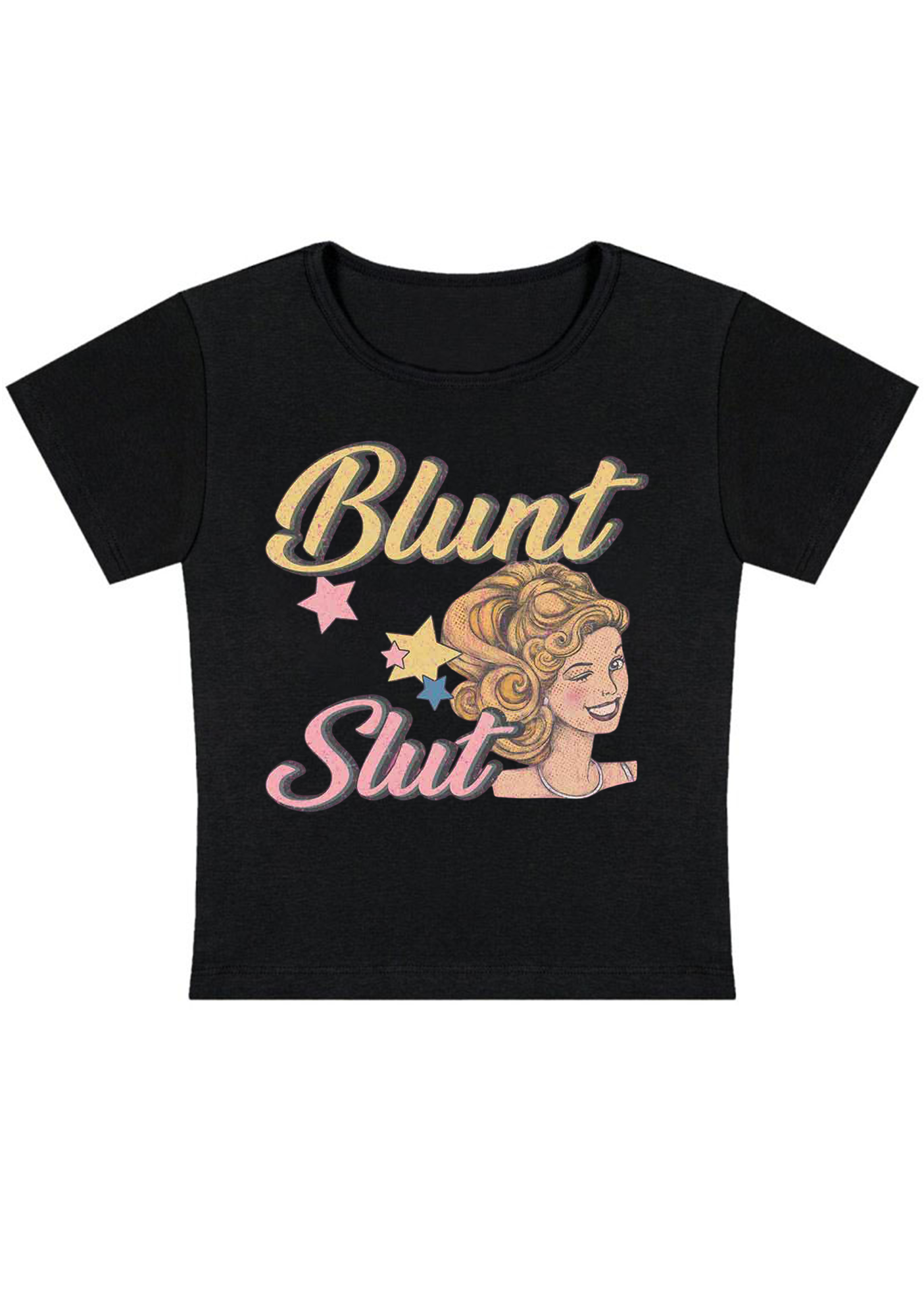 Blunt Slxt Y2K Baby Tee