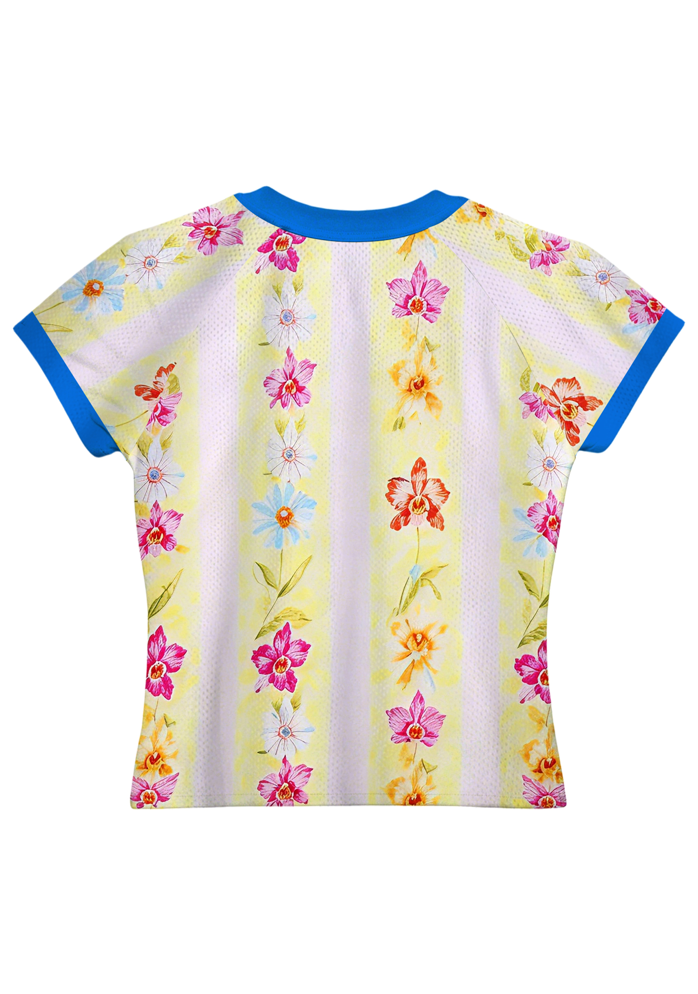 Vintage Tropical Hummingbird Orchid Baby Tee