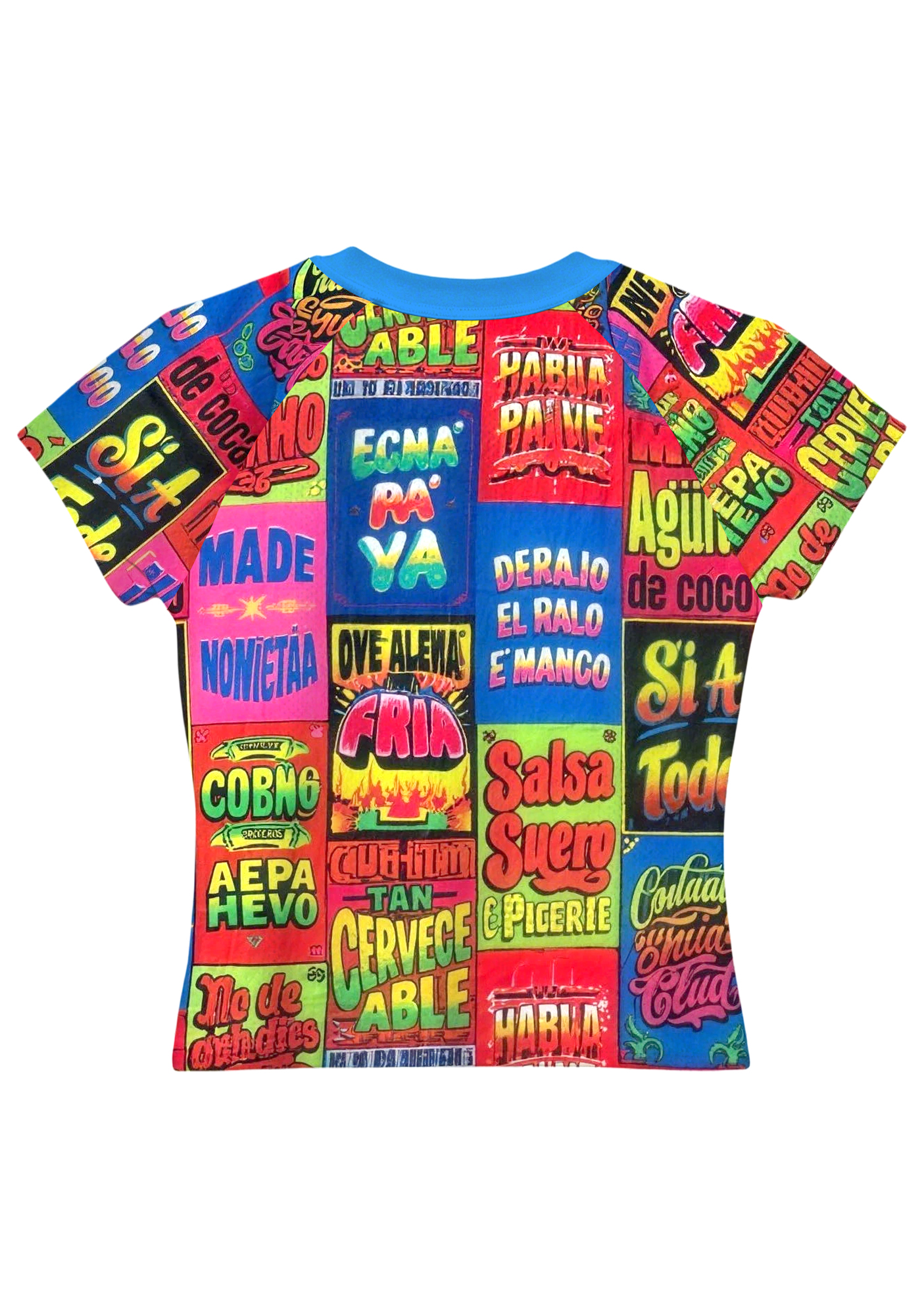 Tropical Summer Graffiti Baby Tee