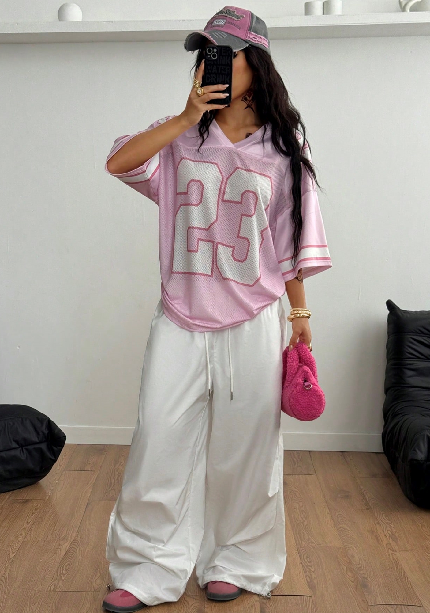 Y2K Multi‑Color 23 Number Jersey Shirts