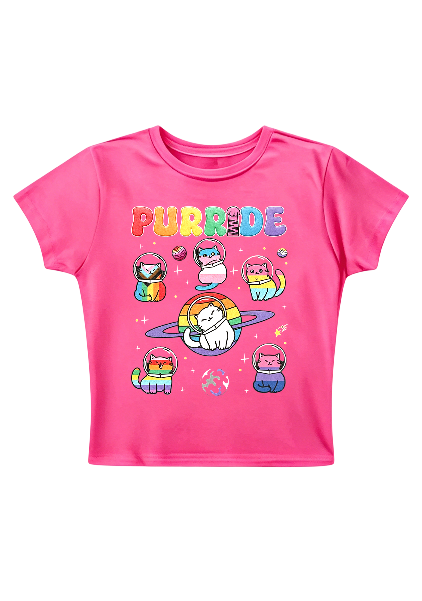 [Copy]Fruity Pride Orange Y2K Baby Tee