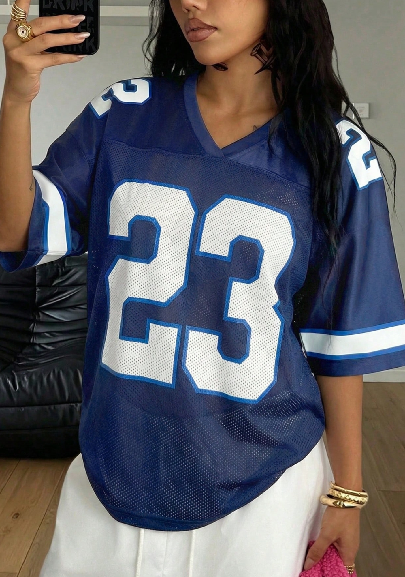 Y2K Multi‑Color 23 Number Jersey Shirts
