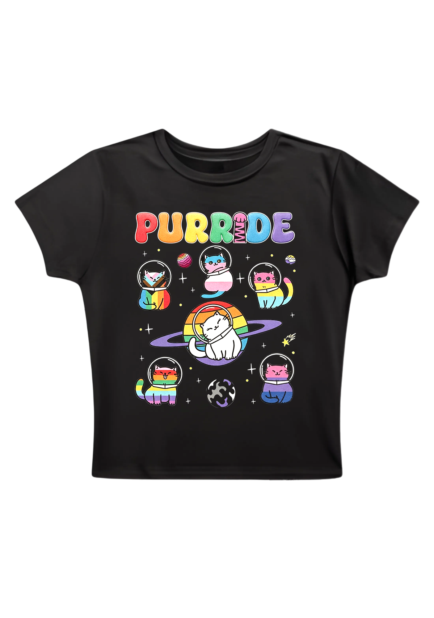 [Copy]Fruity Pride Orange Y2K Baby Tee