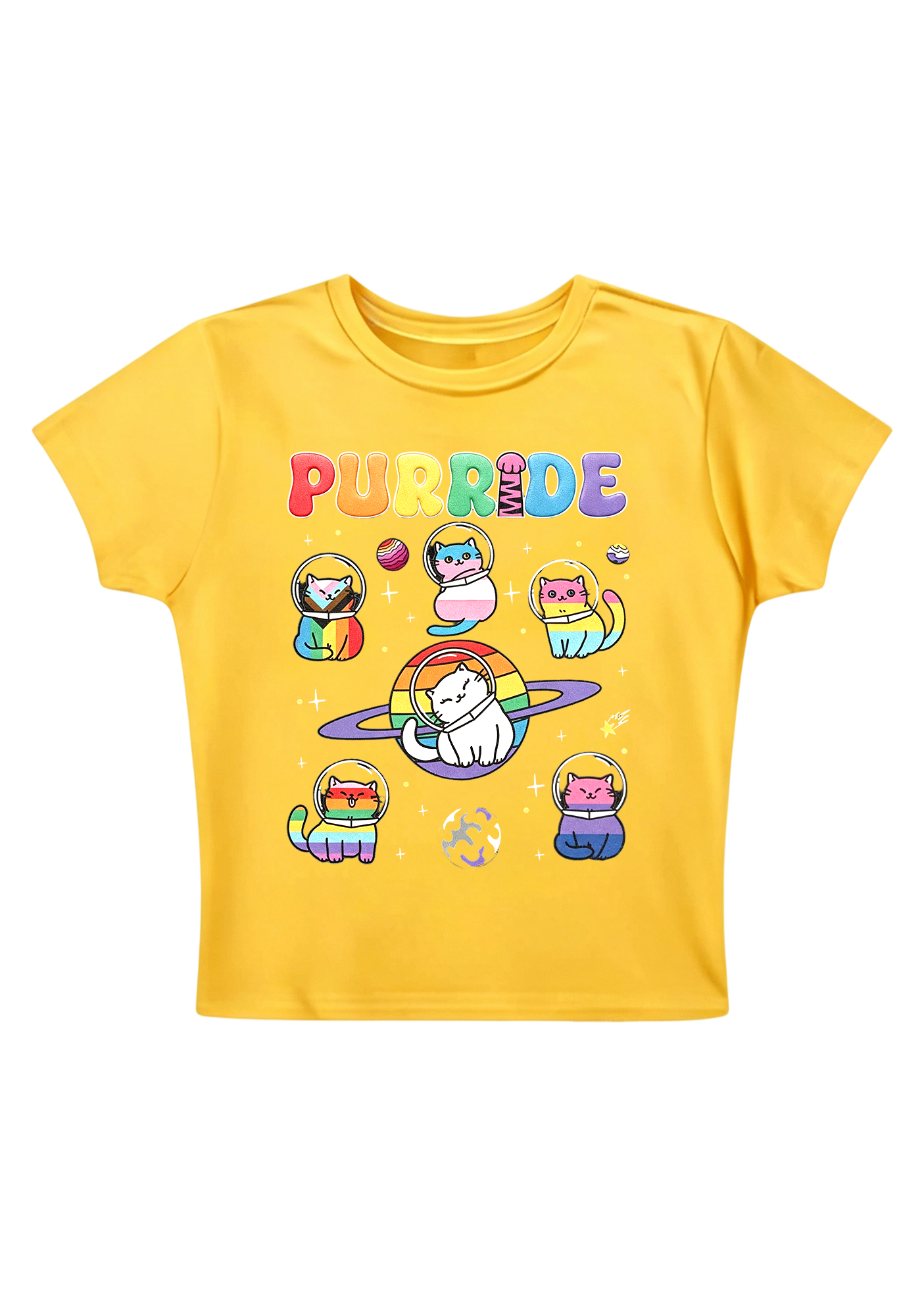 [Copy]Fruity Pride Orange Y2K Baby Tee