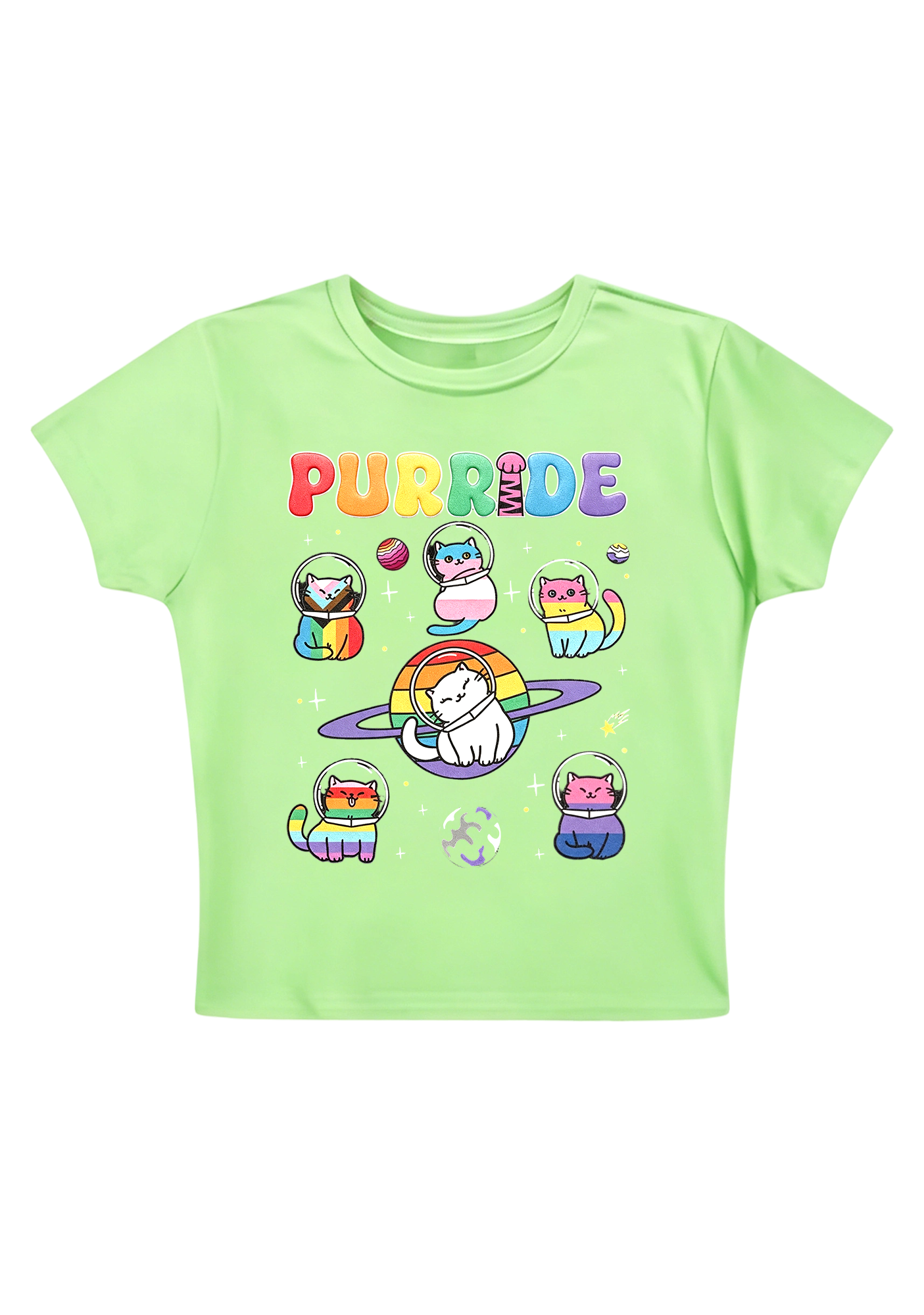 [Copy]Fruity Pride Orange Y2K Baby Tee