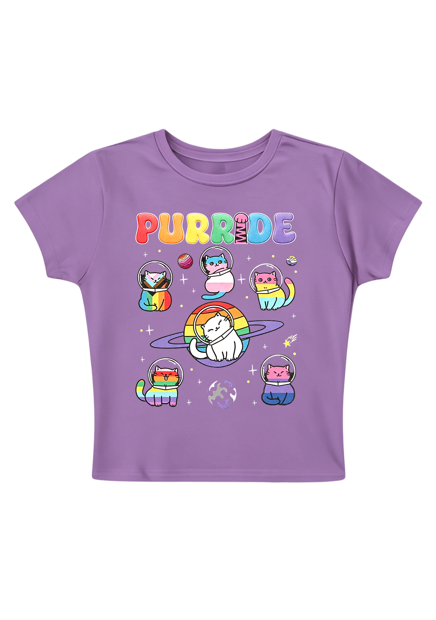 [Copy]Fruity Pride Orange Y2K Baby Tee