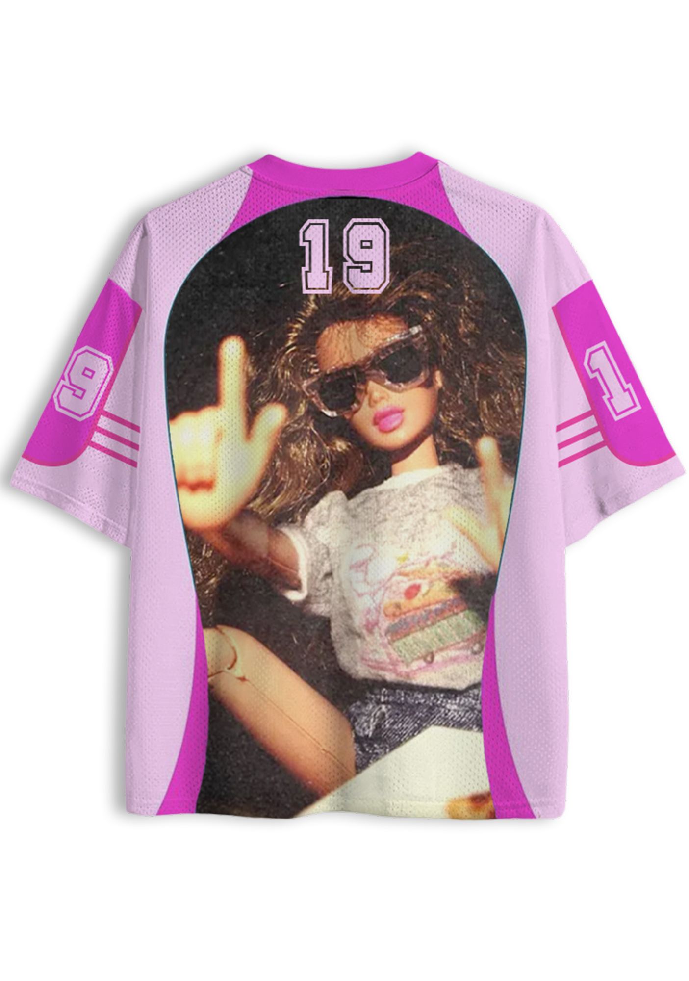 Rock On Pink Y2K Jersey Shirts