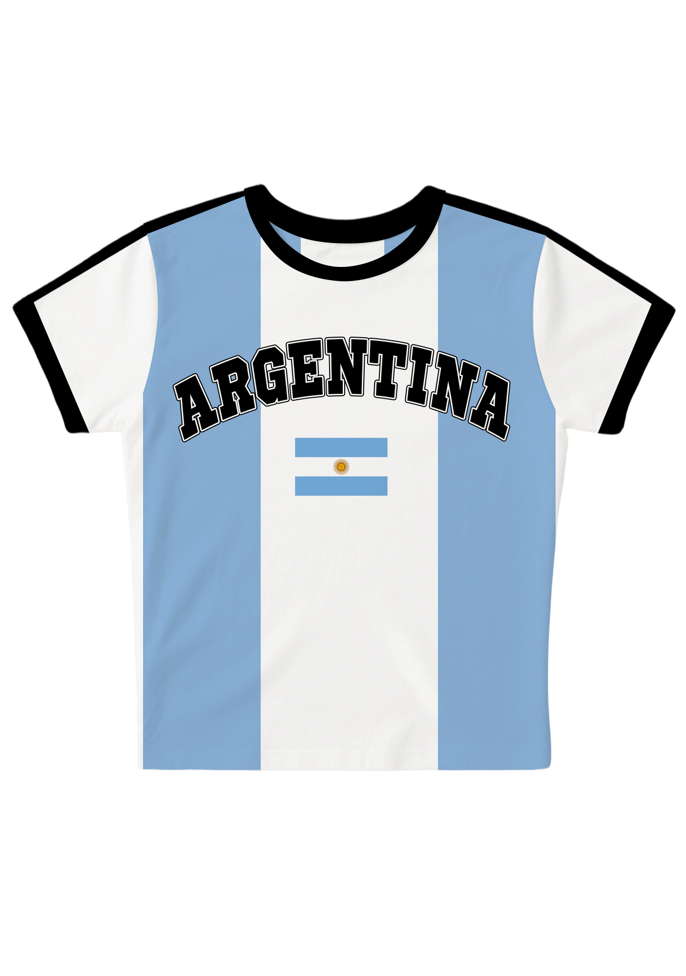 Argentine Summer Argentina Y2K Baby Tee