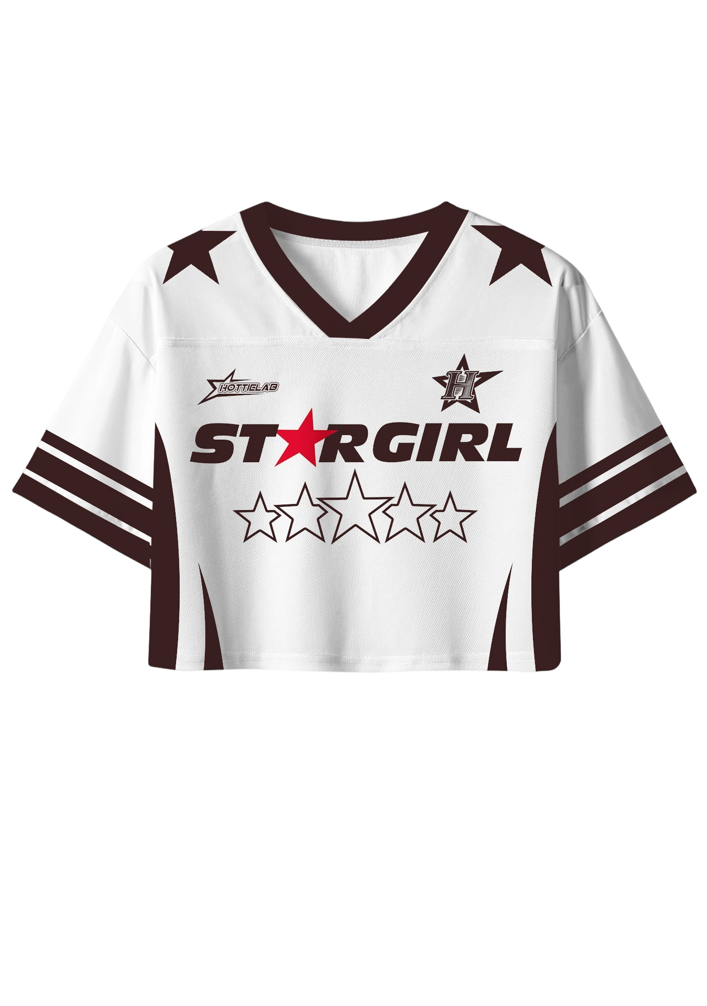 Star Girl Y2K Crop Sport Jersey Shirts