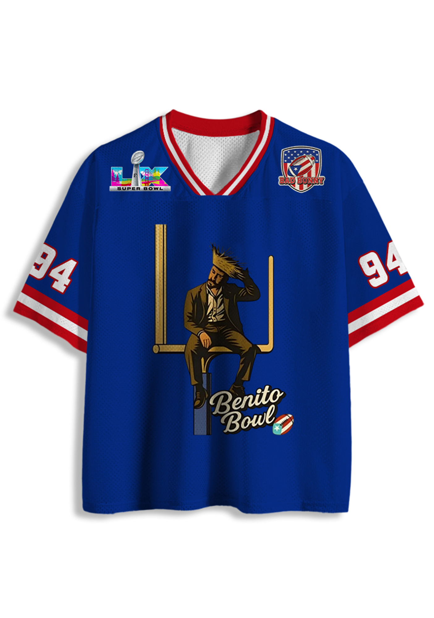 Benito bowl Y2K Crop Sport Jersey Shirts